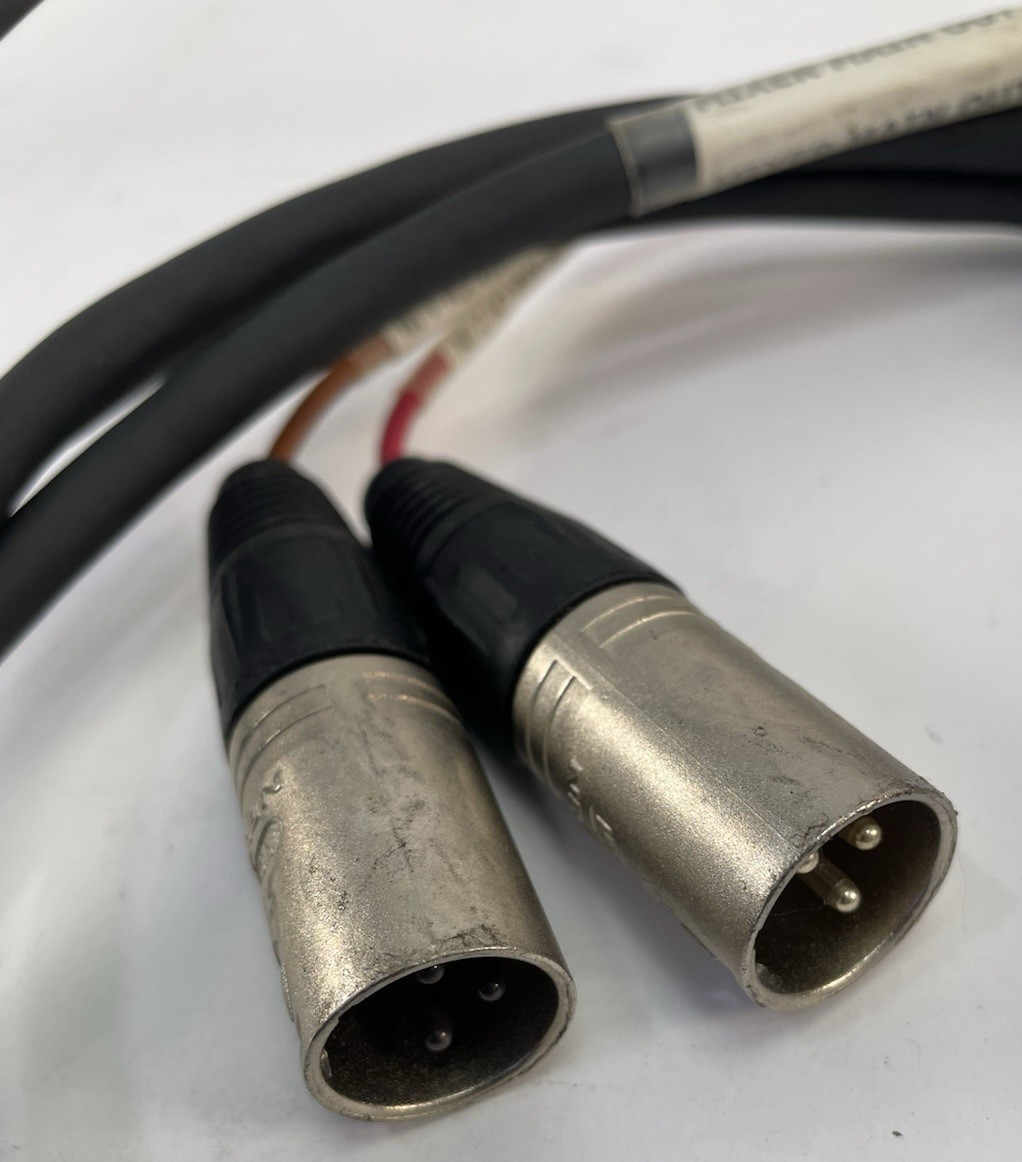 Neutrik 2 Channel 9 Ft foot 3pin XLR MALE - 1/4" TRS STEREO plug shielded audio