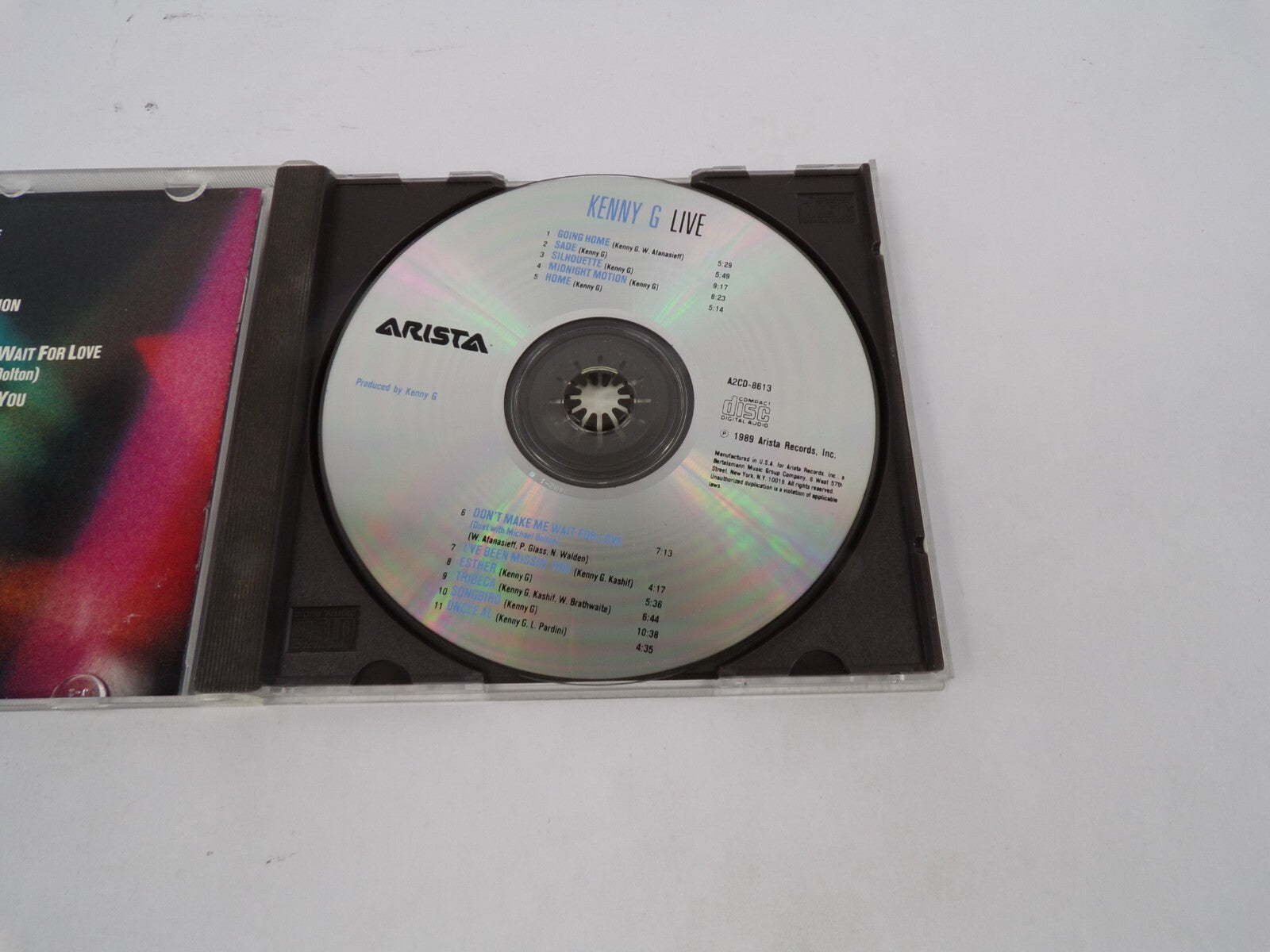 Kenny G Live Going Home Sade Sihouette Home Dont Make Me Wait For LoveCD#67