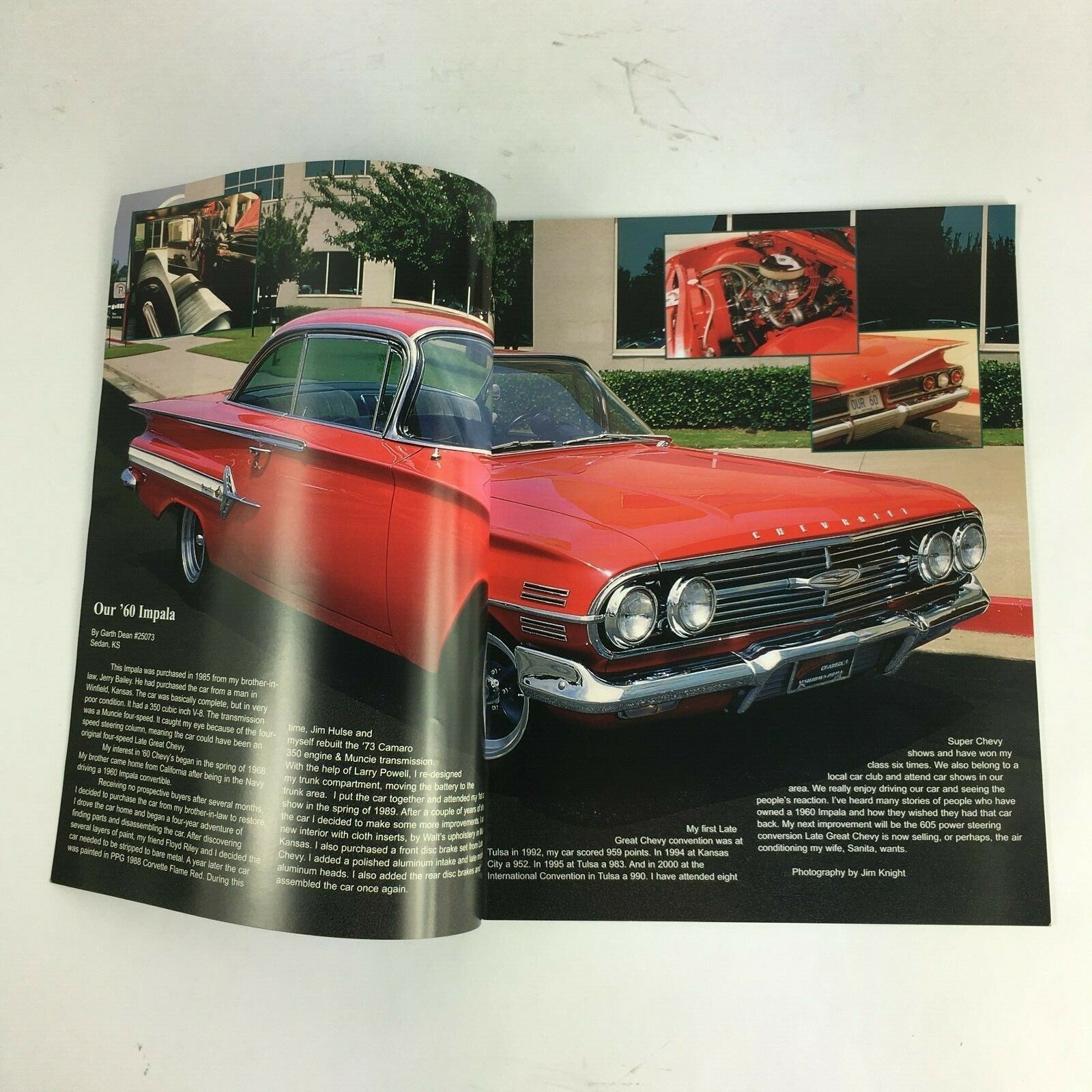 November 2001 Chevy Times Magazine Touring France... Bow Tie Chevy Style 