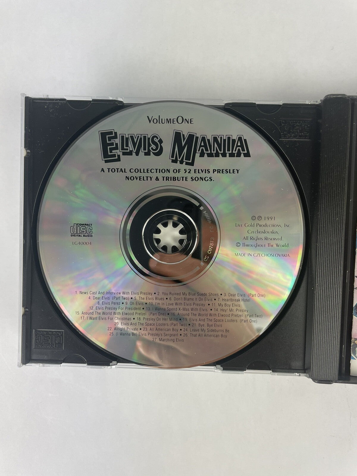 Elvis Mania Double CD, 1991 Czechoslovakian Import    #8 