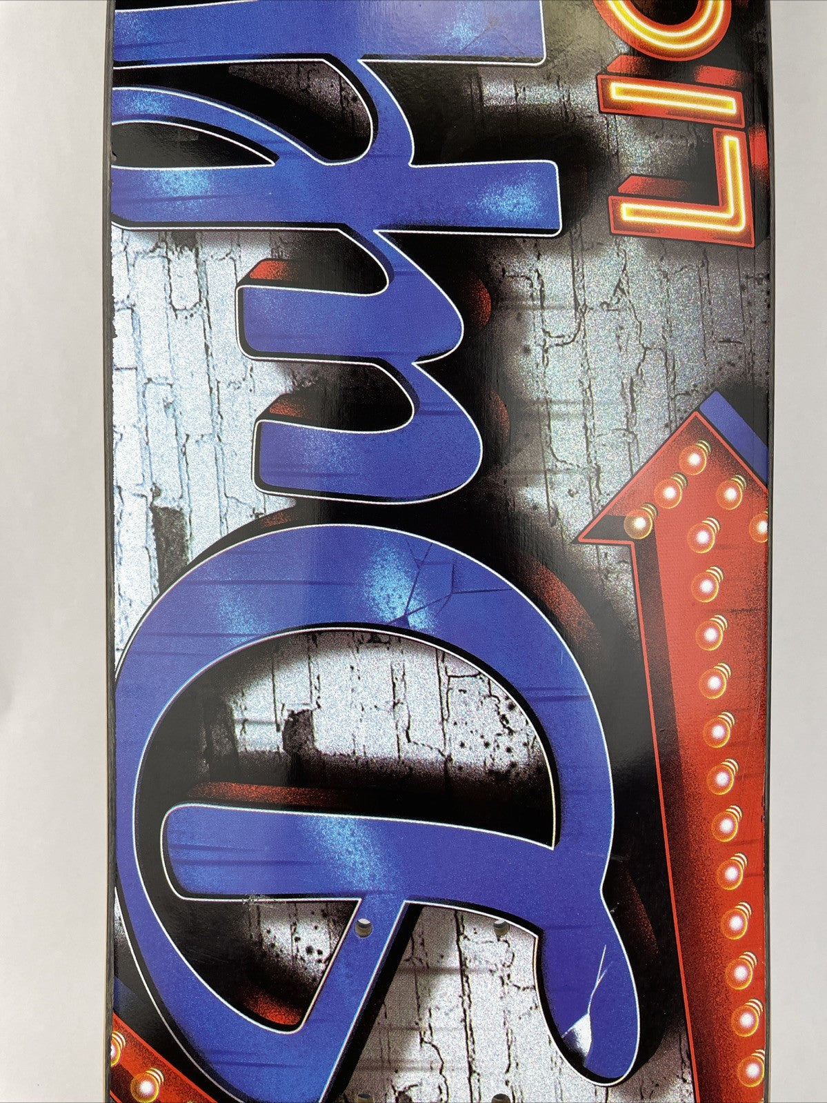 Plan B Skateboards Pat Duffy " Liquor Store Neon " Skateboard Deck 81" x 31.5"