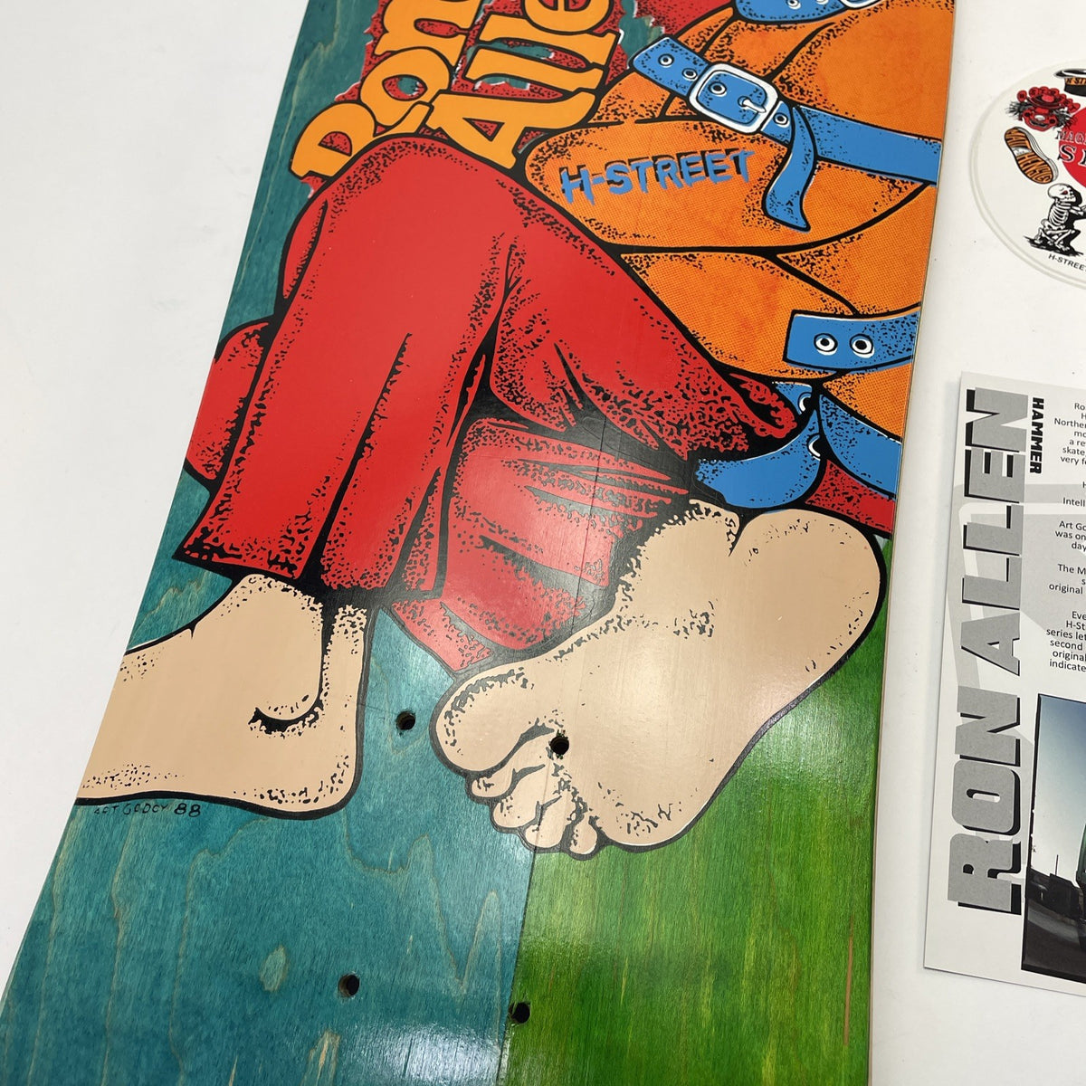 RON ALLEN "INSANE" RE-Issue Deck H-Street Skateboards Watson Laminates 15 / 166
