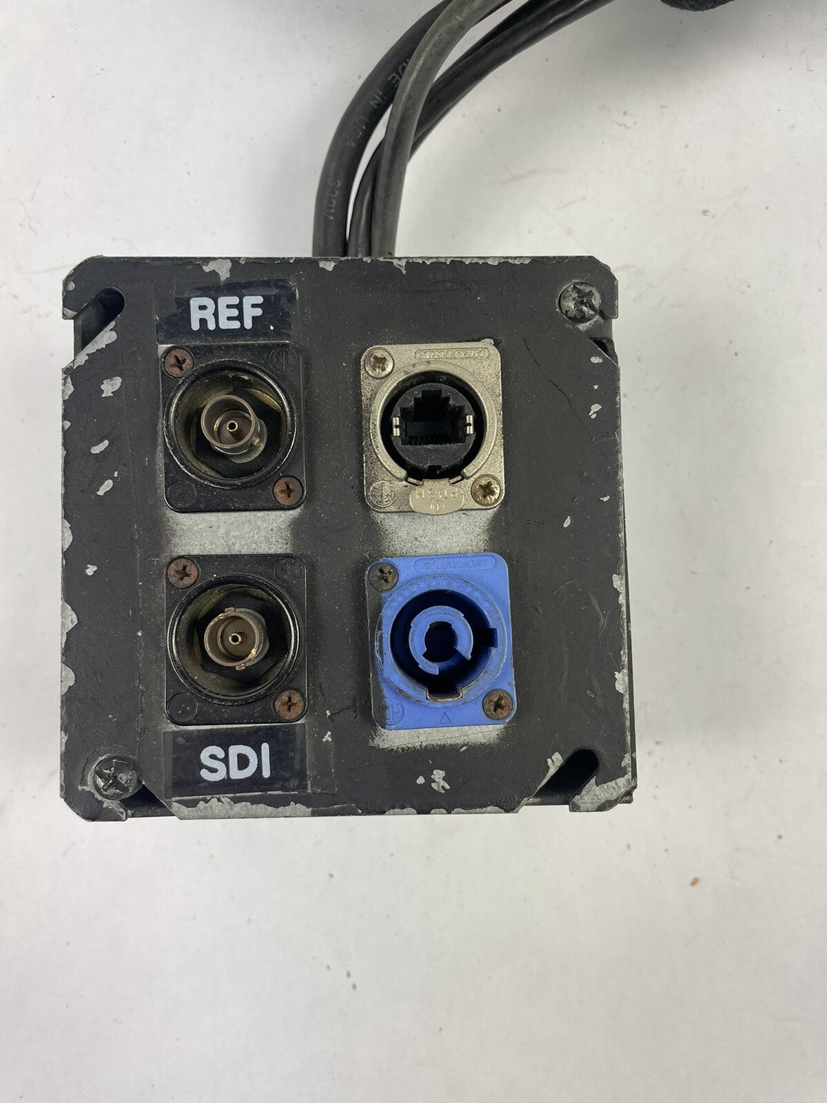 Breakout box Audio Snake 4 inputs Neutrik powerCON 20A EtherCon RJ45 BNC #C