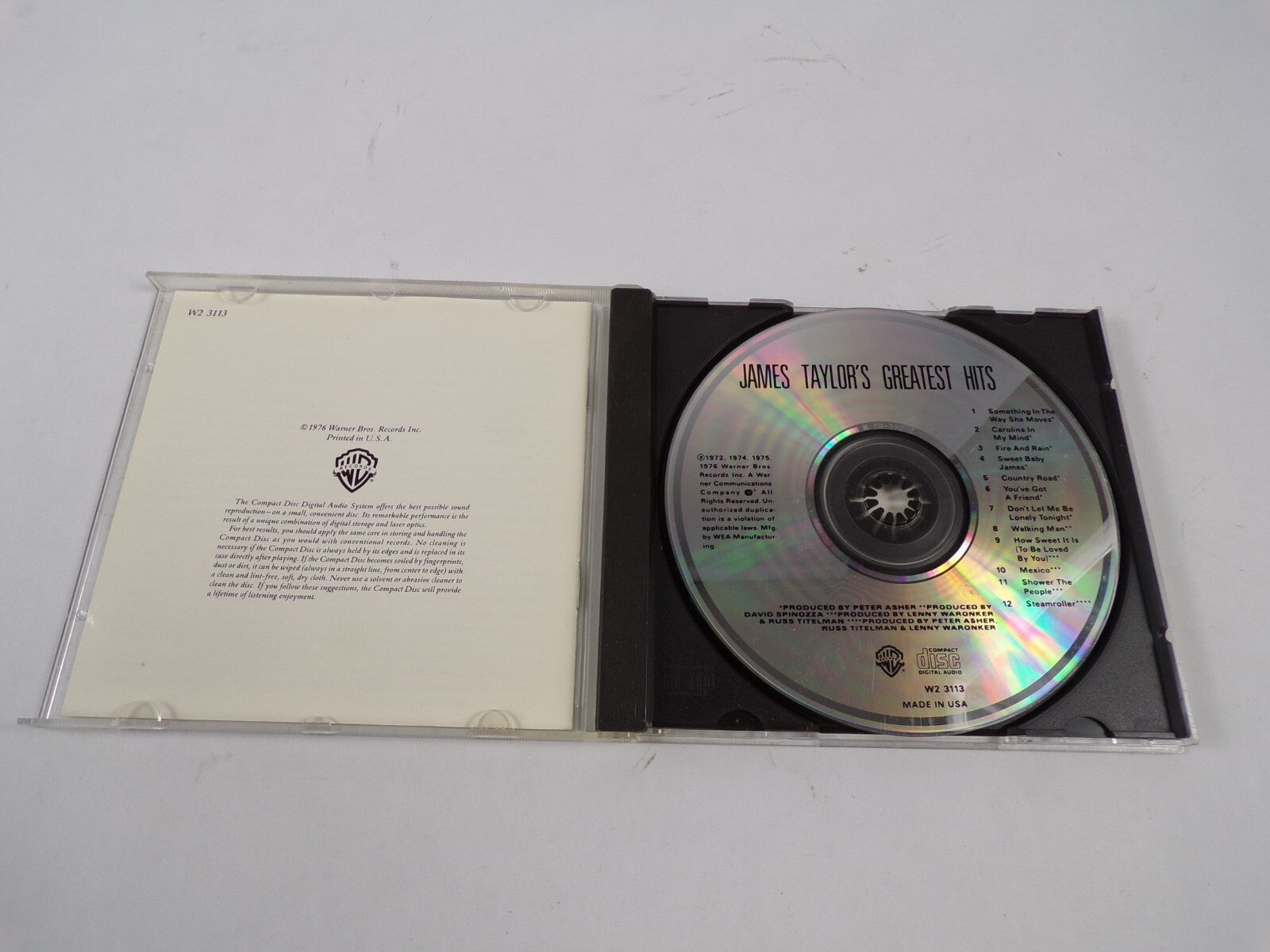 James Taylor CD collection Fire and Rain Mexico Steamroller Blues compilation
