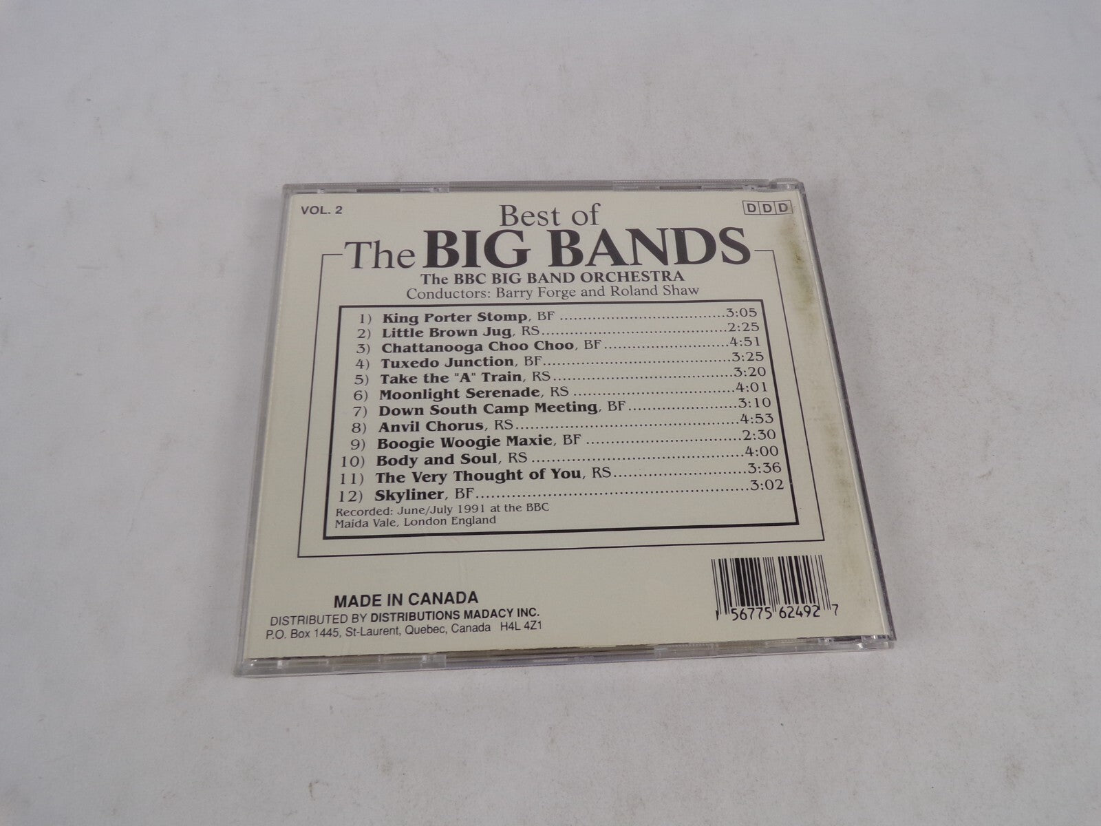The Big Bands The BBL The Band Orchestra Conductors: Barry Forge And RolandCD#31