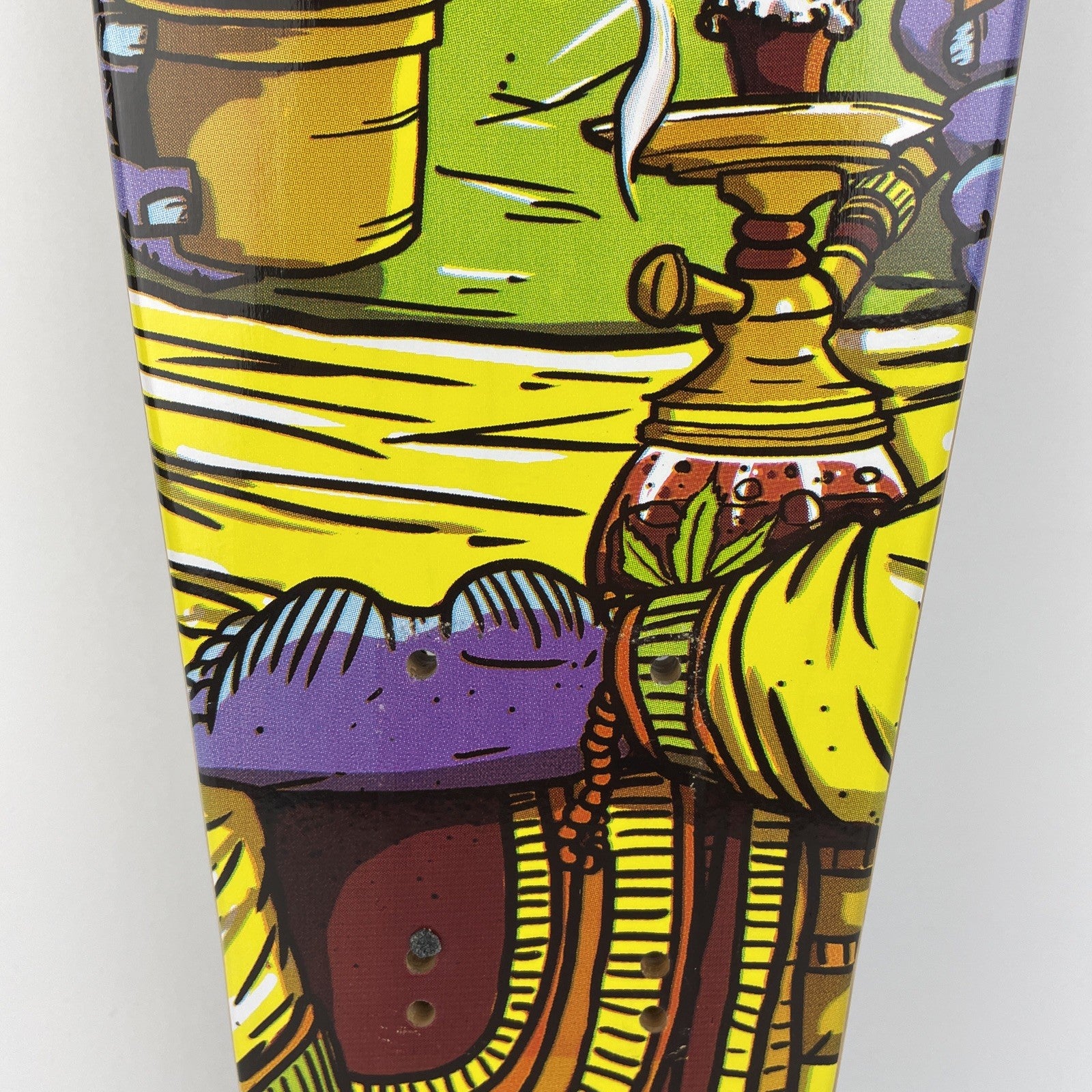 Penny Style Wood Cruiser Skateboard Deck w Griptape Purple Elephant 23" x 6"
