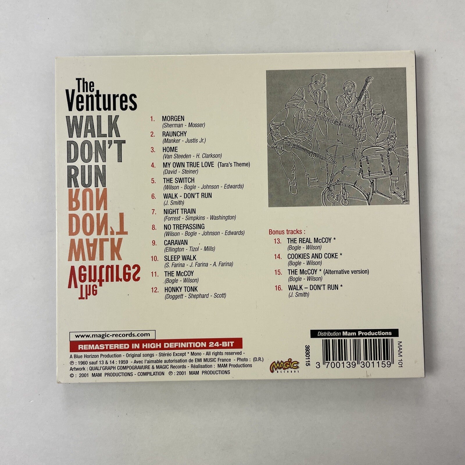 The Ventures - Walk Don't Run Vol. 2 CD French Import      #17