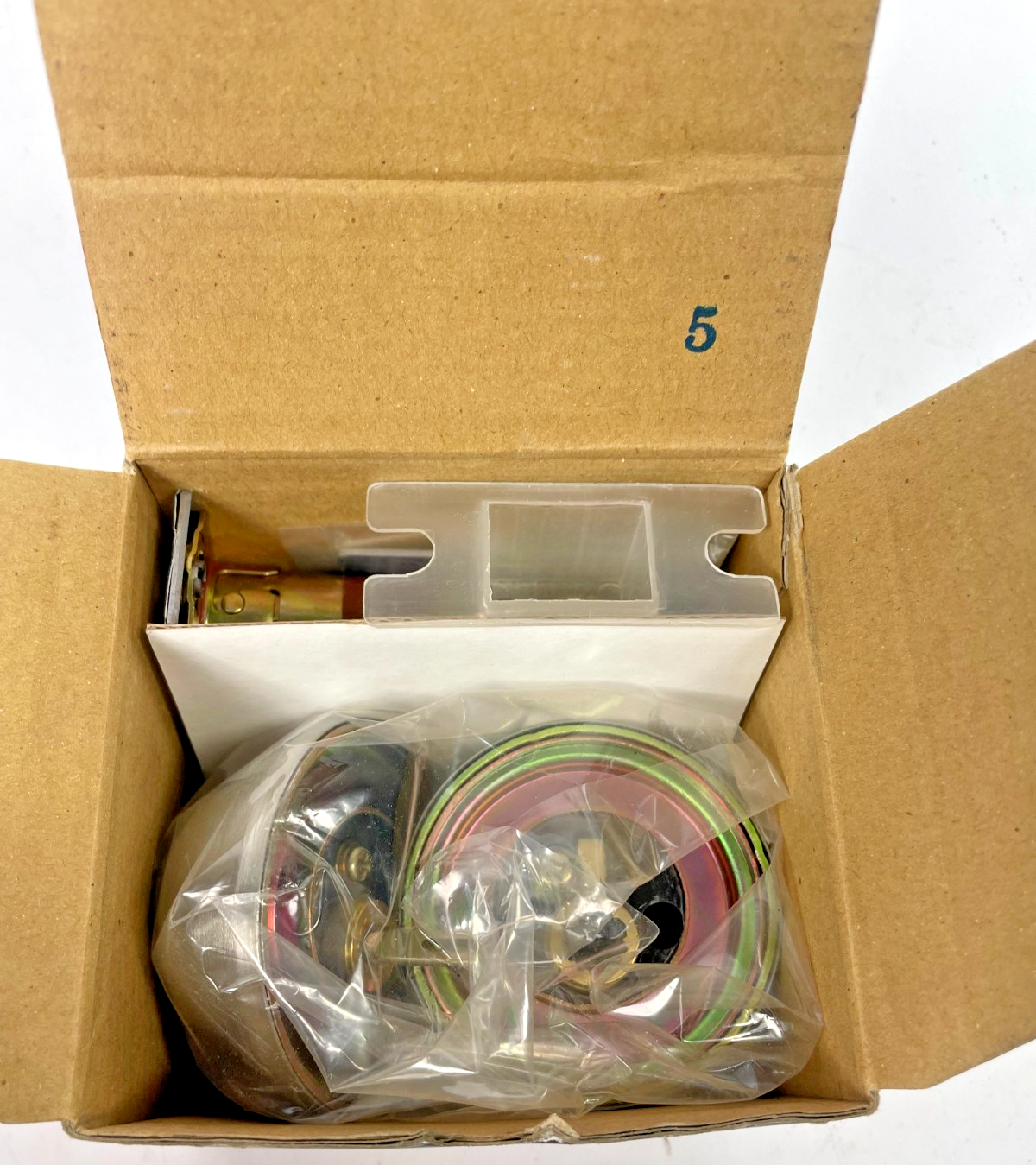 Tell DB2041 Double Commercial Lockset US32D Satin SS SCC Keyway