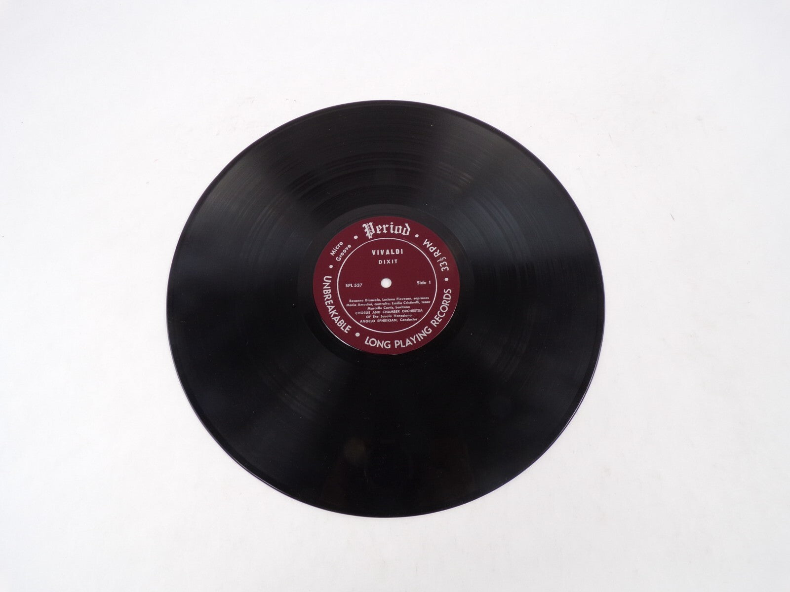 Antonio Vivaldi Dixit Marcello Cortis Chorus & Chamber Orchestra Vinyl Record