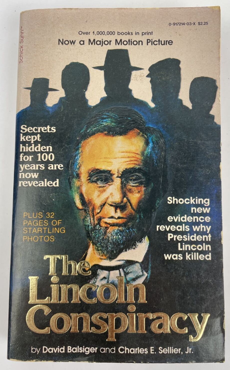 The Lincoln Conspiracy Charles E. Sellier David W. Balsiger 1977 Vintage Pprbck