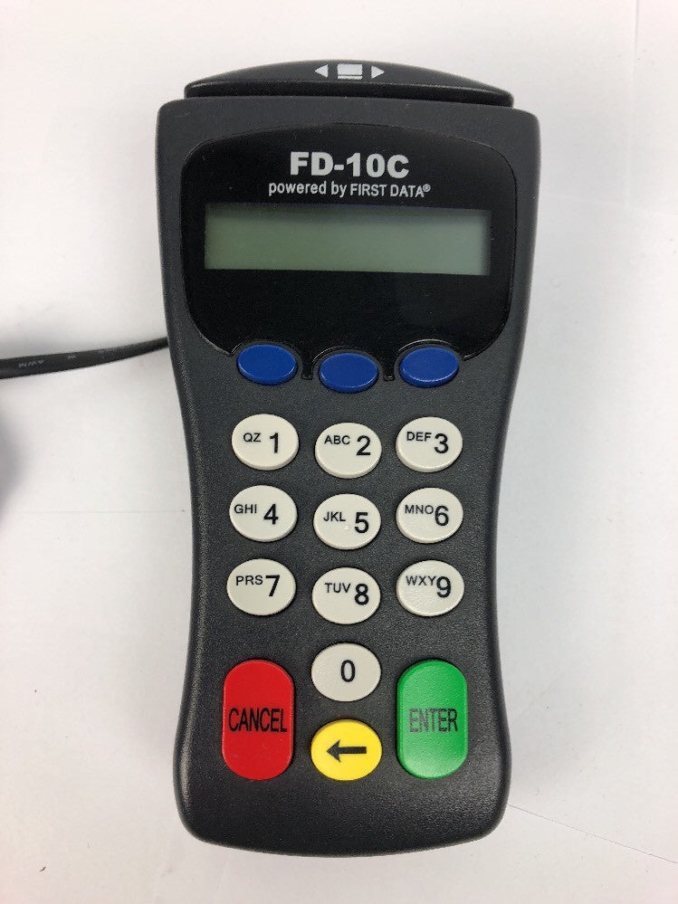 FD-10C Powered By First Data Pin Pad Card Reader Model 8002 USB - VGC LOOK