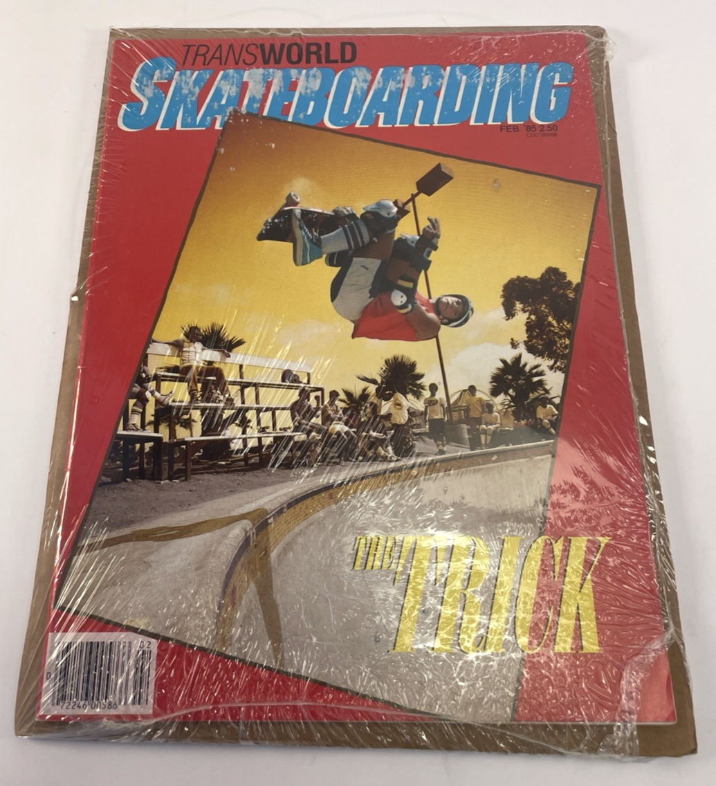 Transworld Skateboarding Magazine February 1985 Mike McGill "The Trick" Mctwist