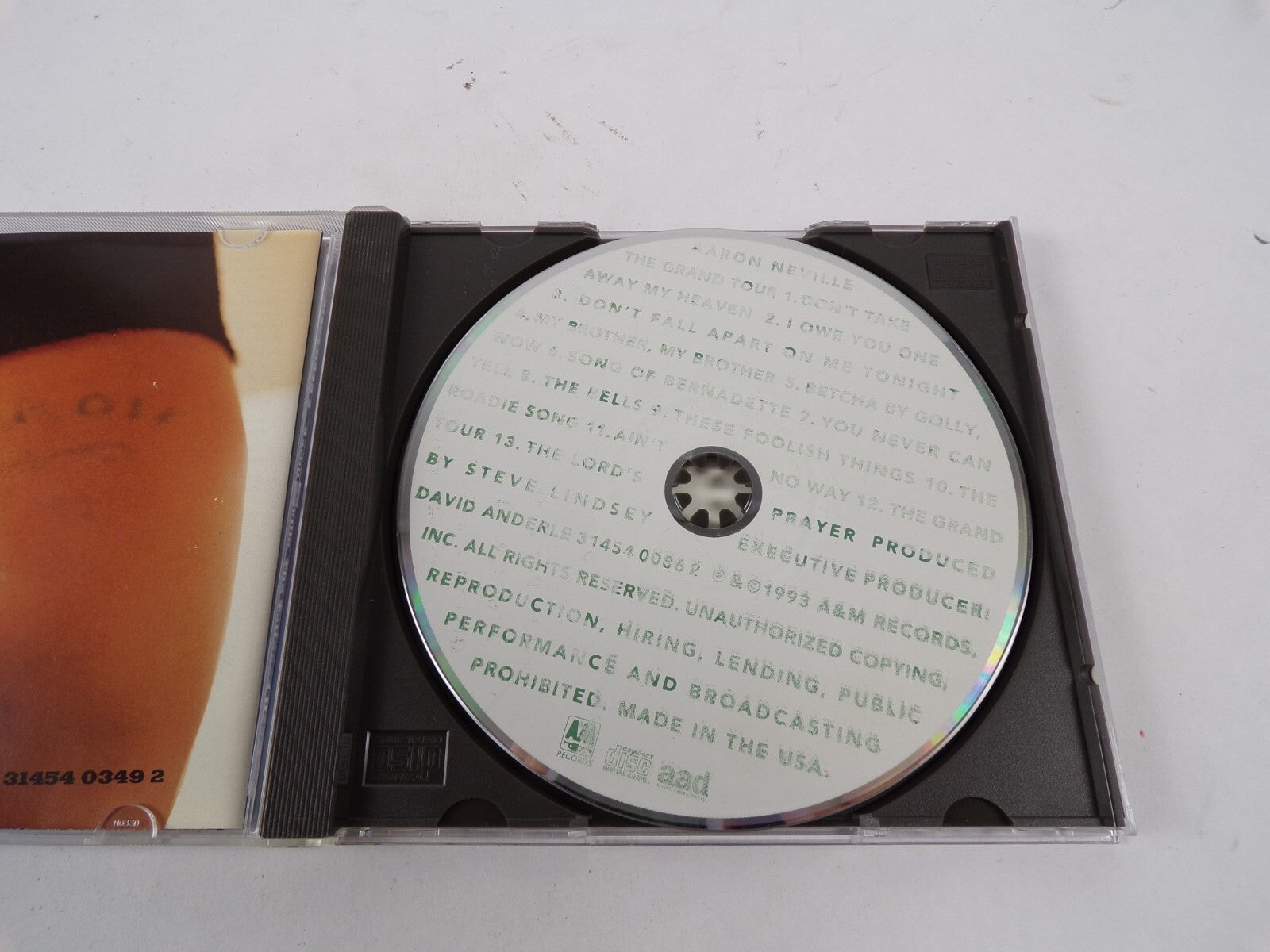 Aaron Neville The Tattoed Heart Can't Stop My Heart From Loving You CD#16