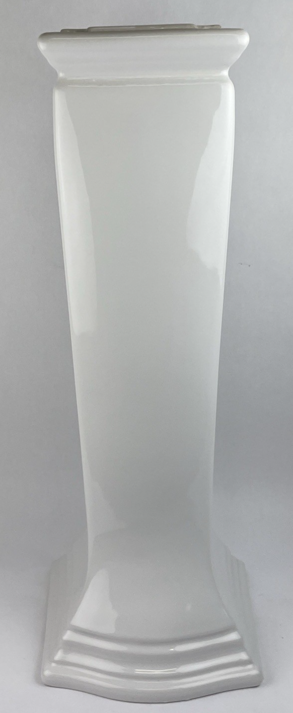 The Imperial Bathroom Co. Chateau White Ceramic Pedestal Sink Pedastal Base ONLY