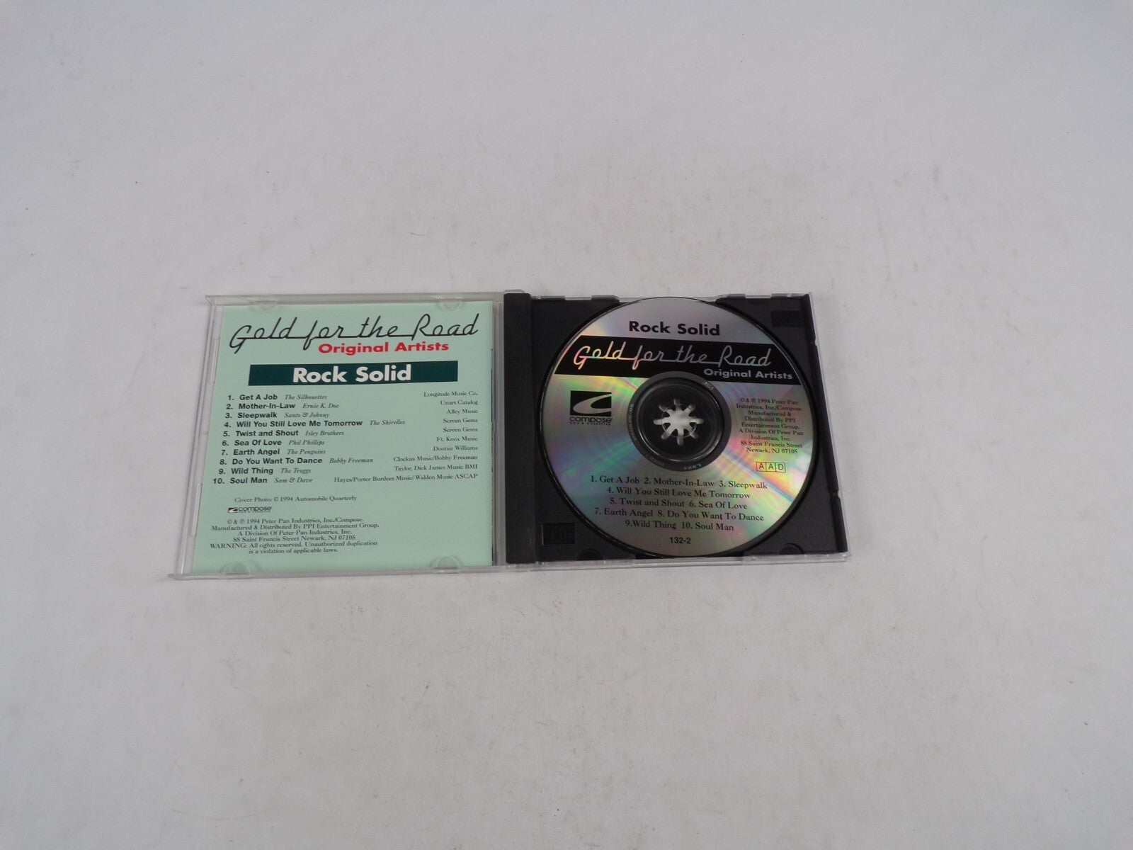 Gold For The Road Original Artists Rock Solid Includes Hits Get A Job Sea CD#58