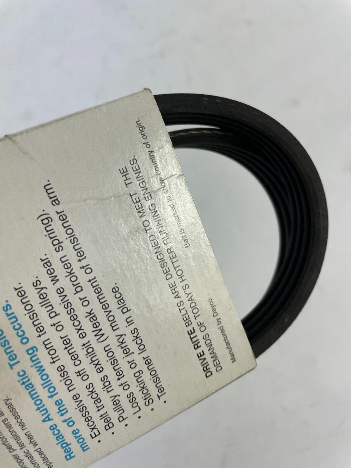 Dayco 5040470DR 4PK1195 4-rib serpentine belt OEM replacement A10