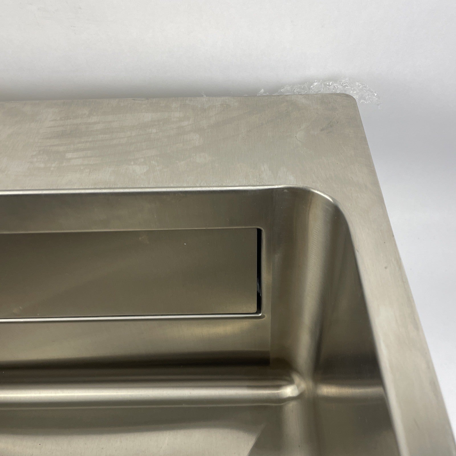 Julien Stainless steel sink w Interior Tilting Door - JUL SS03144 OD 19.5" x 20"