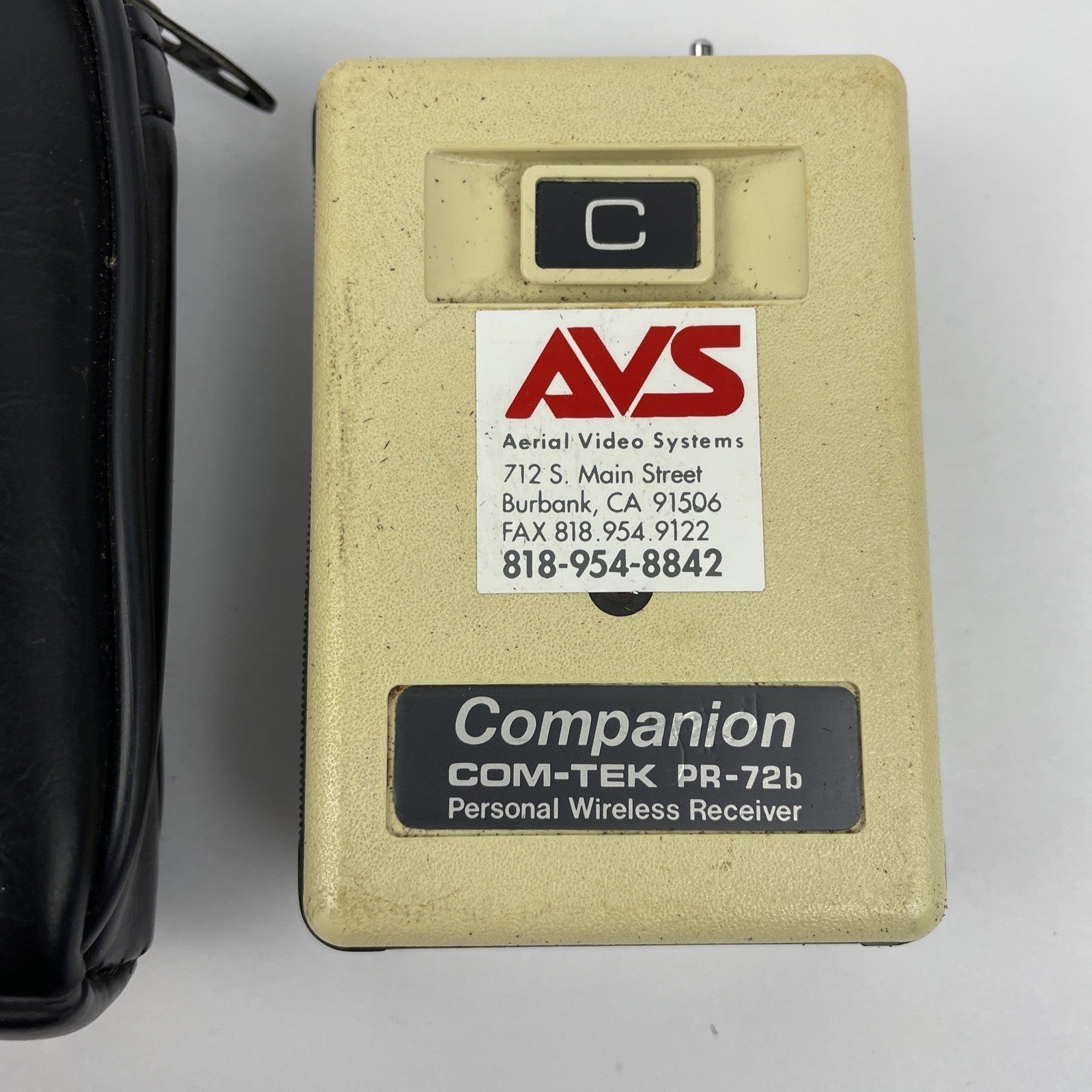 ComTek Companion PR-72B Personal Wireless Receiver with Clip Case
