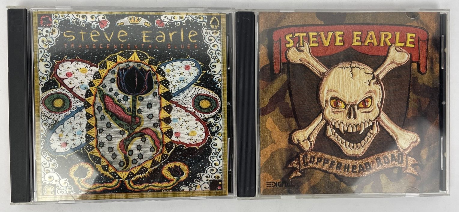 2 x Steve Earle Audio CD - Transcendental Blues (2004) - Copperhead Road 1988