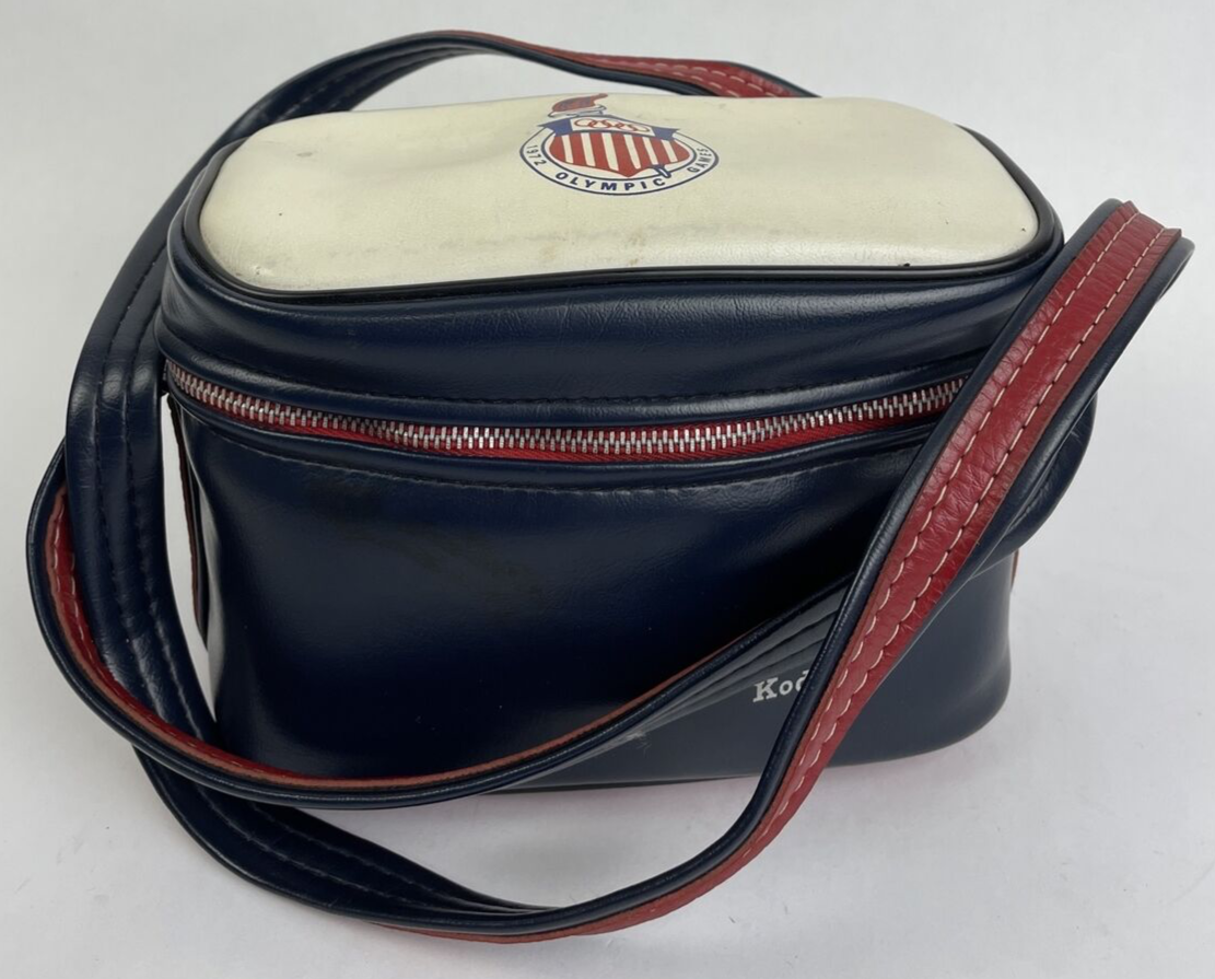 1972 Olympic Games Kodak Padded Camera Case Red White Blue