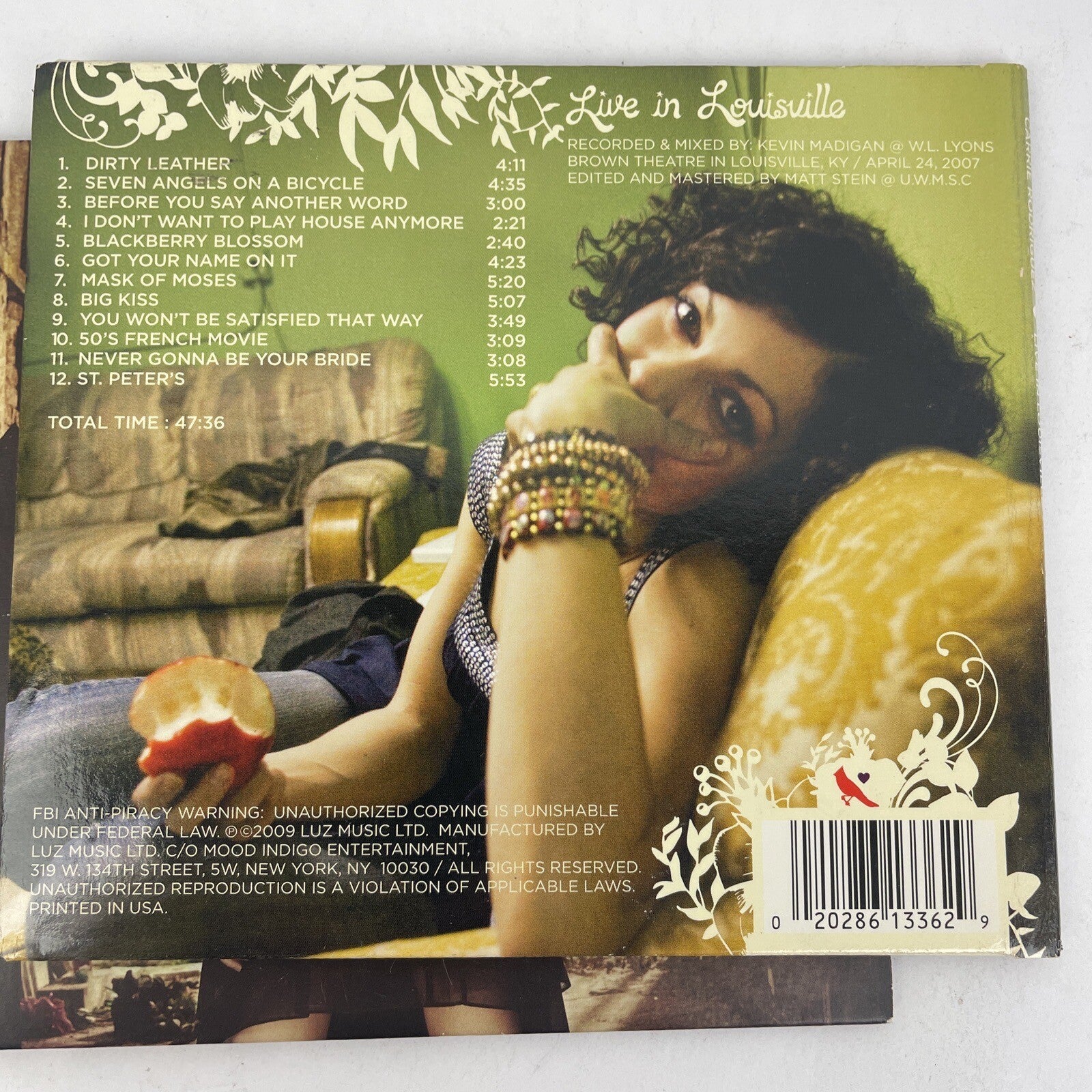 2 x Carrie Rodriguez Digital Audio CD - Give Me All You Got - Live in Louisville