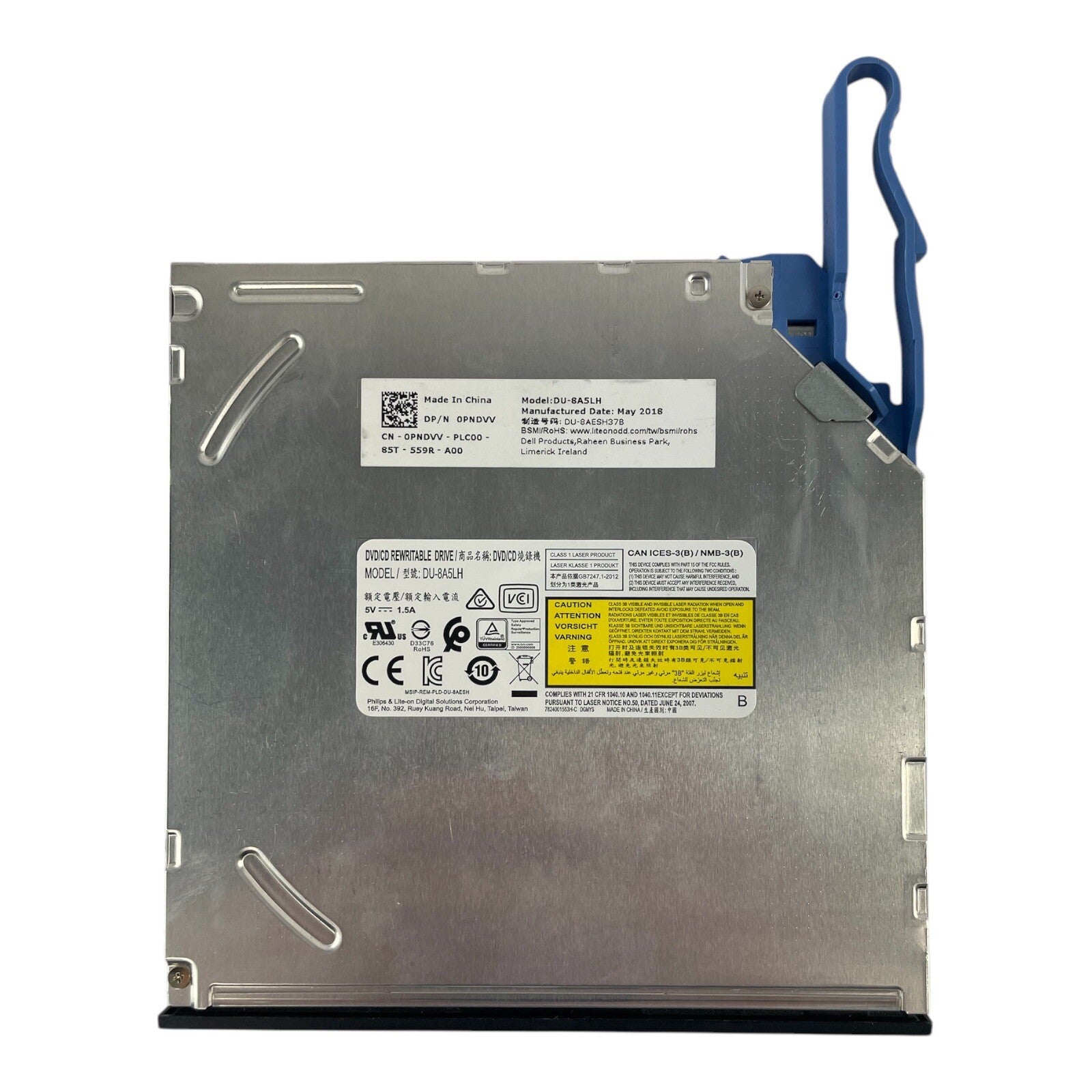 DVD/CD Rewritable Drive DU-8A5LH W/Bezel 0PNDVV