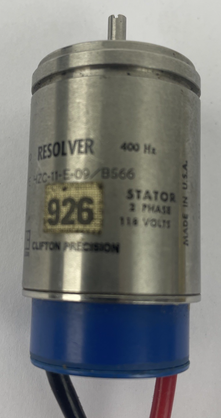 OEM Litton Clifton Precision Brushless Resolver HZC-11-E-09 / B566 2 Phase 118v