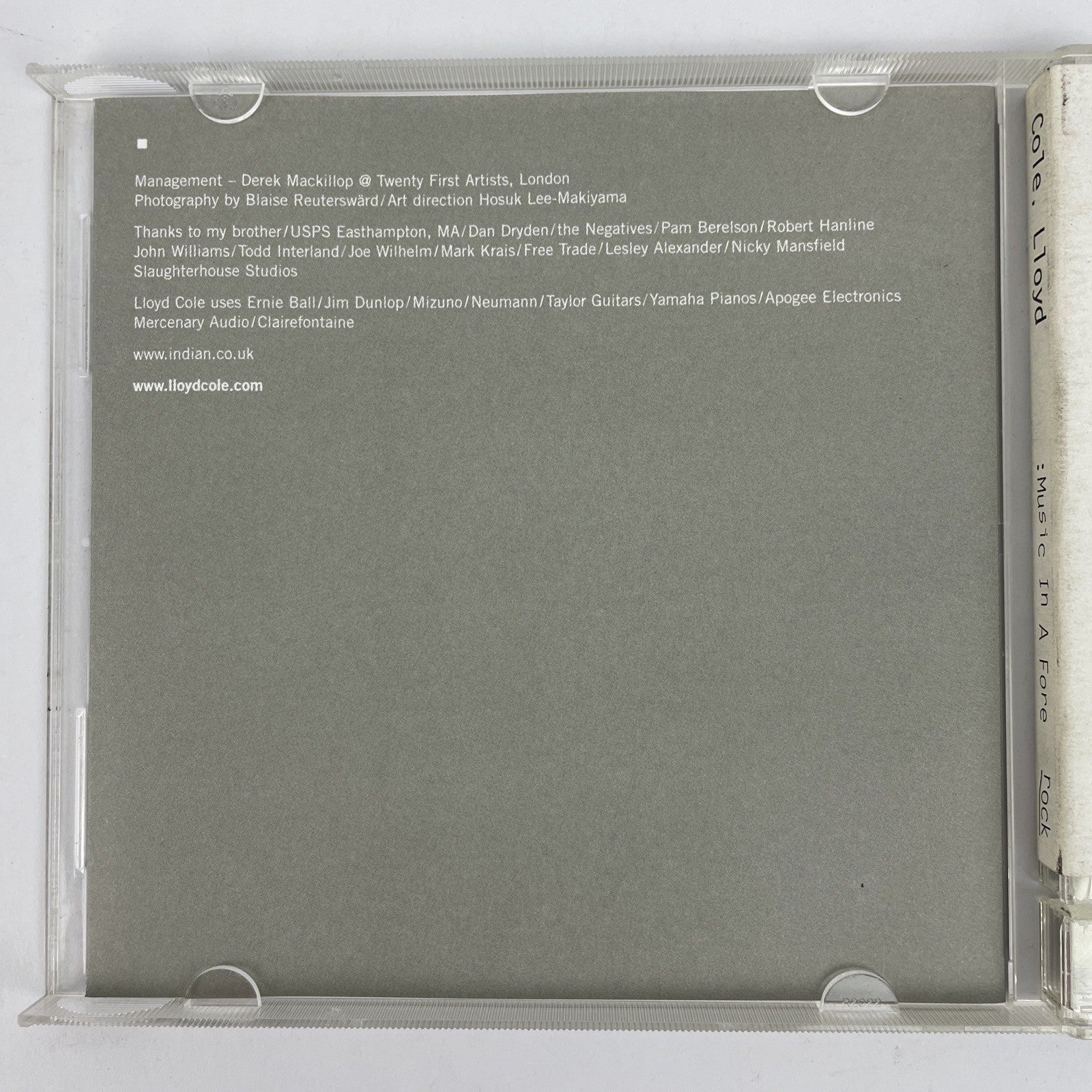 Lloyd Cole : Music in a Foreign Language Digital Audio CD (2008) Mint Disc #3