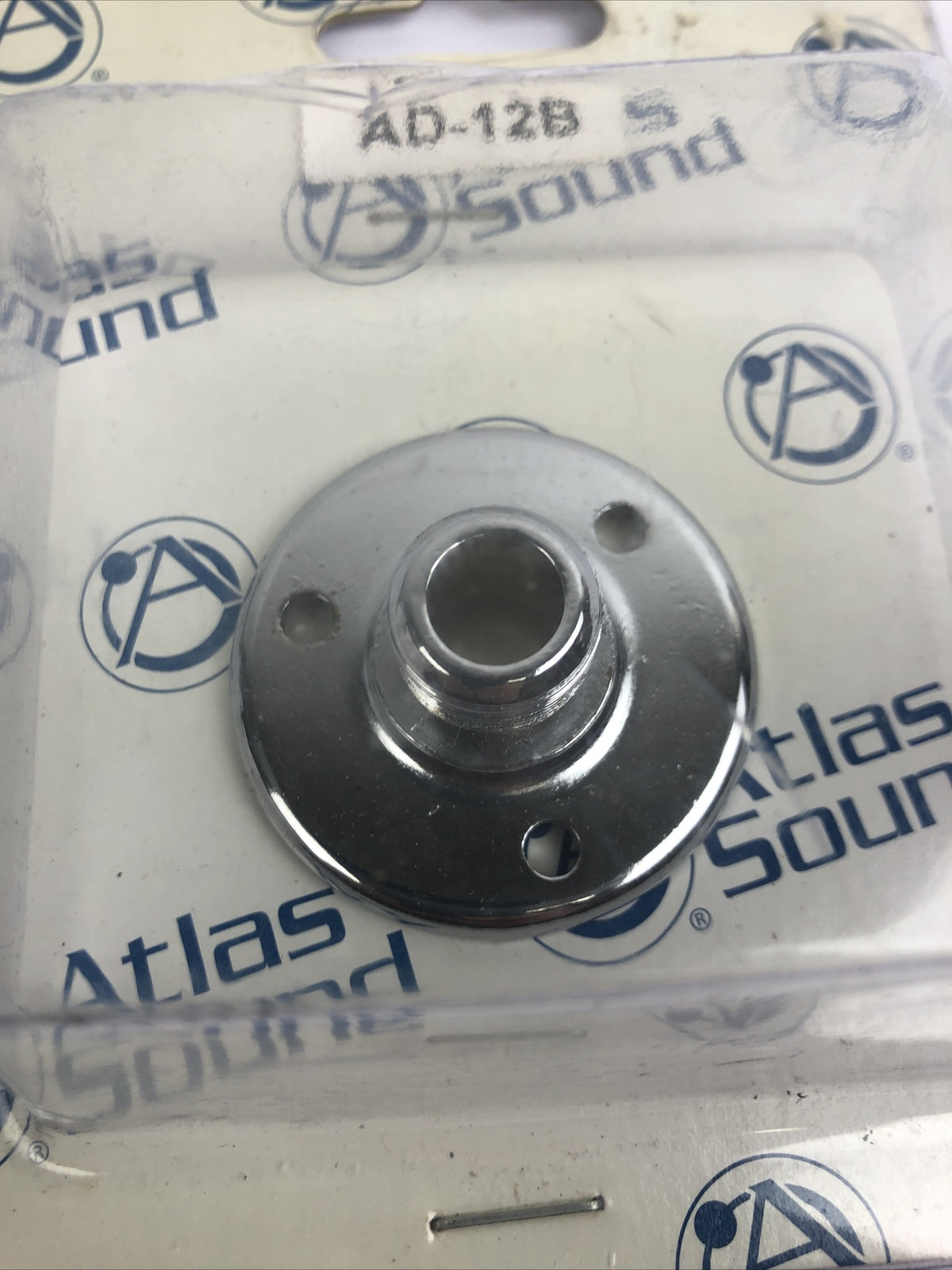 Atlas Sound AD-12B Male Flange Stand Accessories and Parts NIB - LOOK