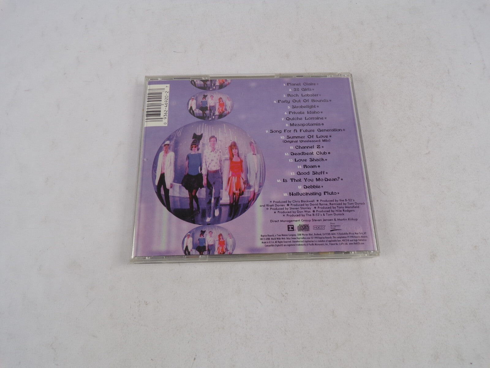 The B-52's Planet Claire 52 Girls Rock Lobster Party Out Of Bounds StrobeliCD#31