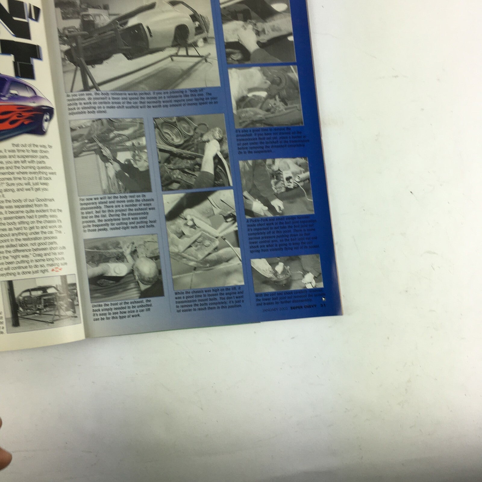 January 2002 Super Chevy Magazine The Camard is Dead! Our 30th Year