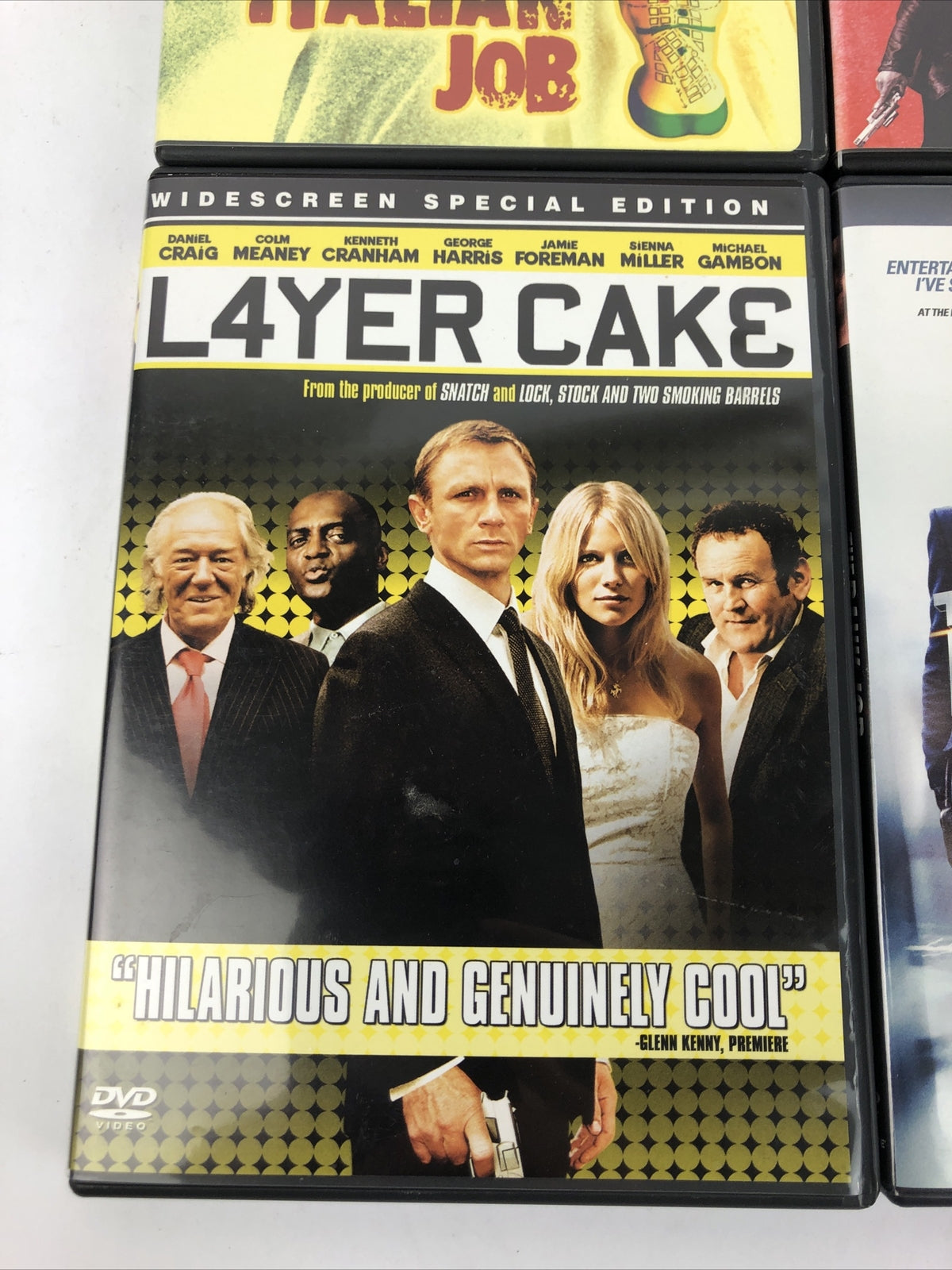 4 x Awesome Action Movies Smokin Aces, Layer Cake, The Bank Job, The Italian Job