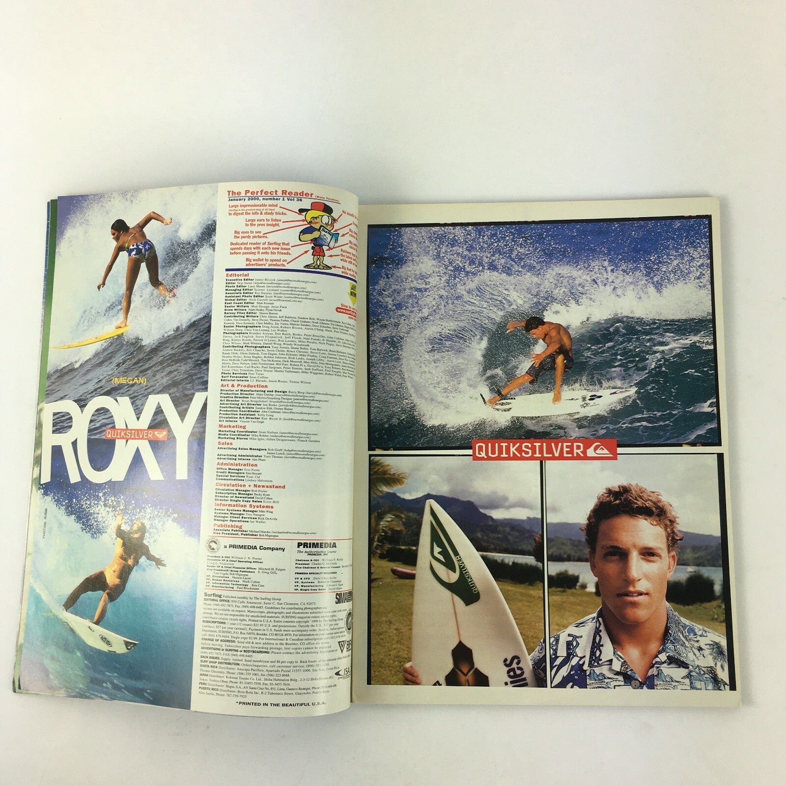 January 2000 Surfing Magazine Reader's Issue The Wishing Well 