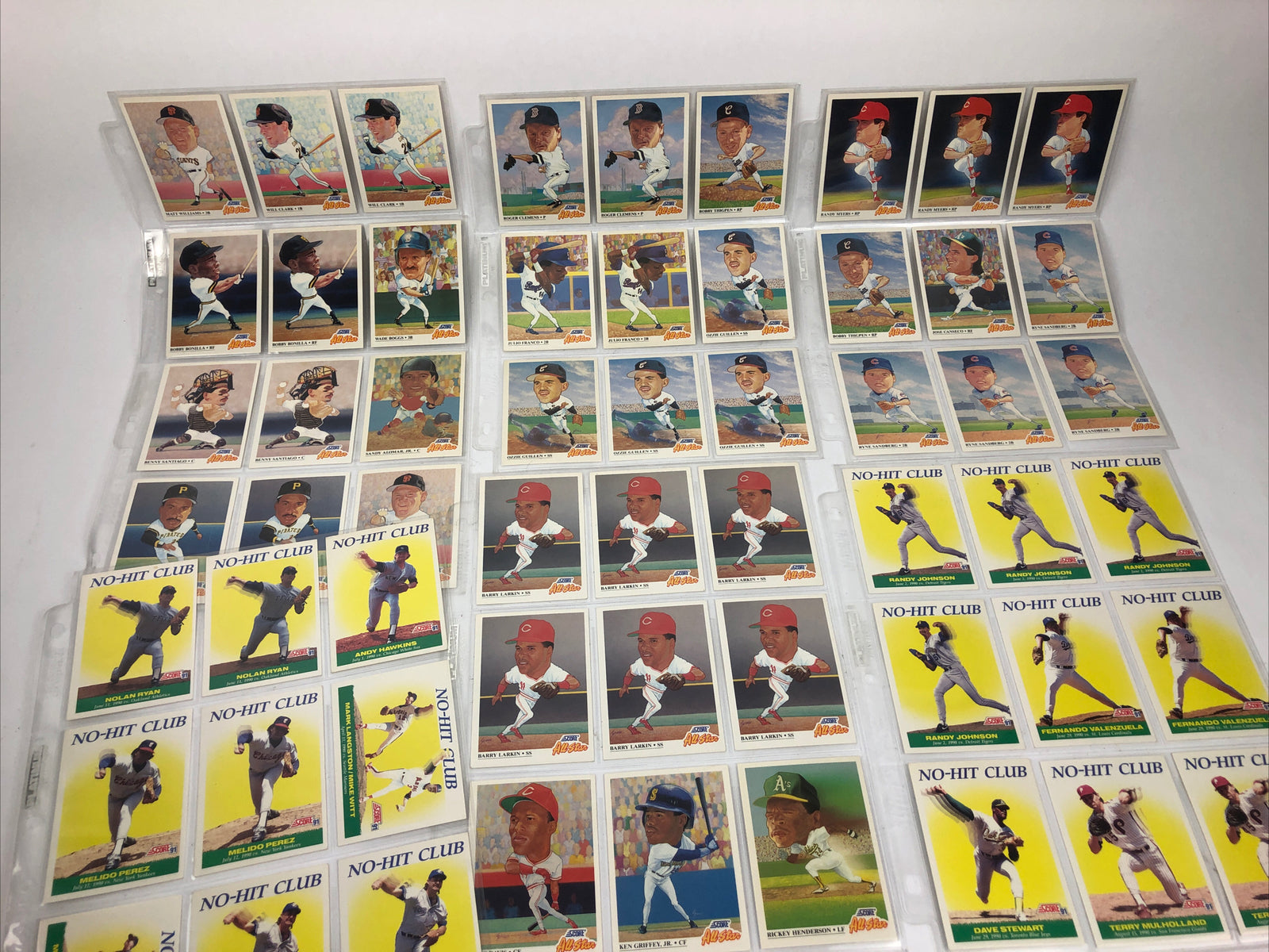 Score 1991 Lot of 300+ Baseball Cards Mint Condition Not Graded, See Images