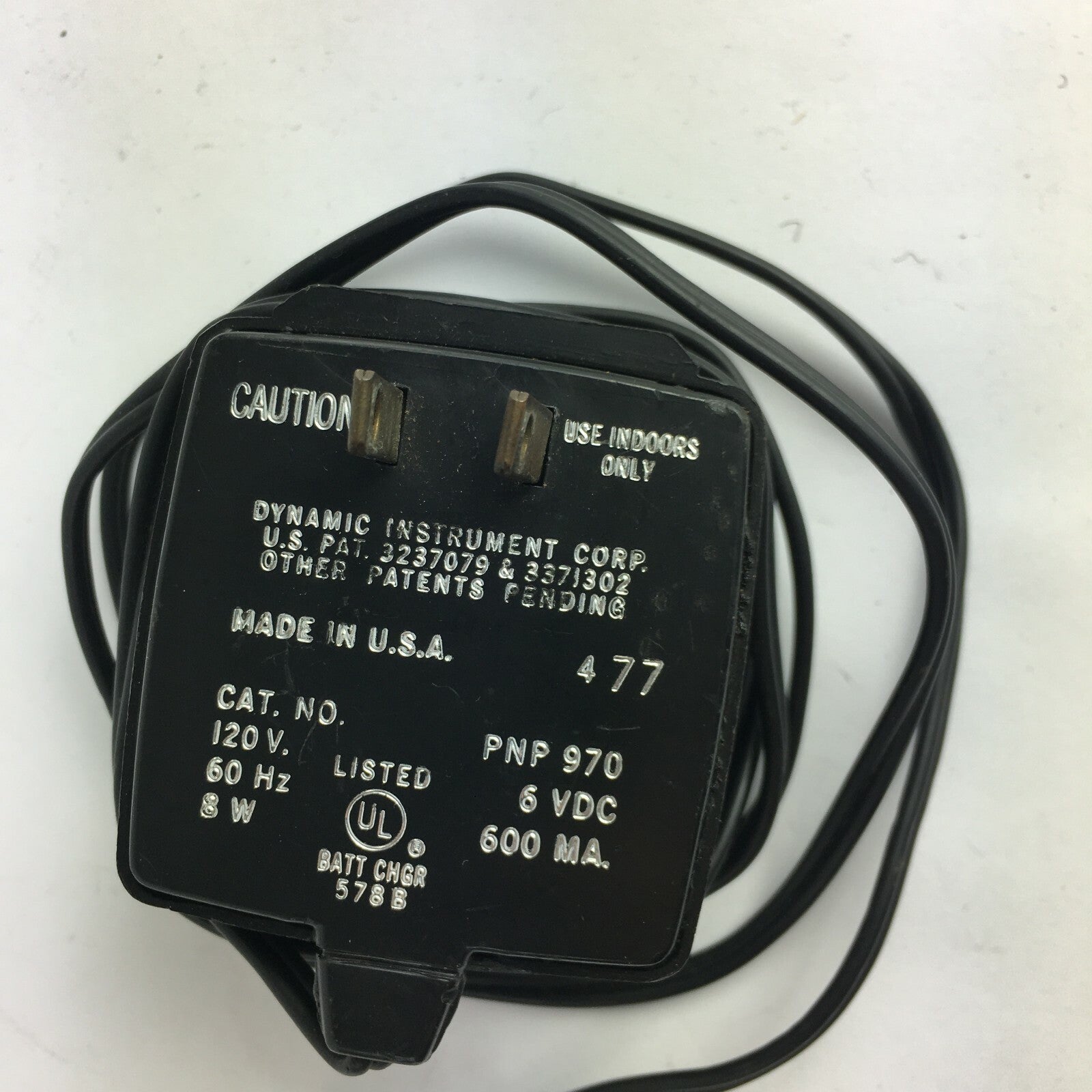 Genuine Oceanic Cat No PNP 970 Output 6V 600mA Power Supply Adapter A15