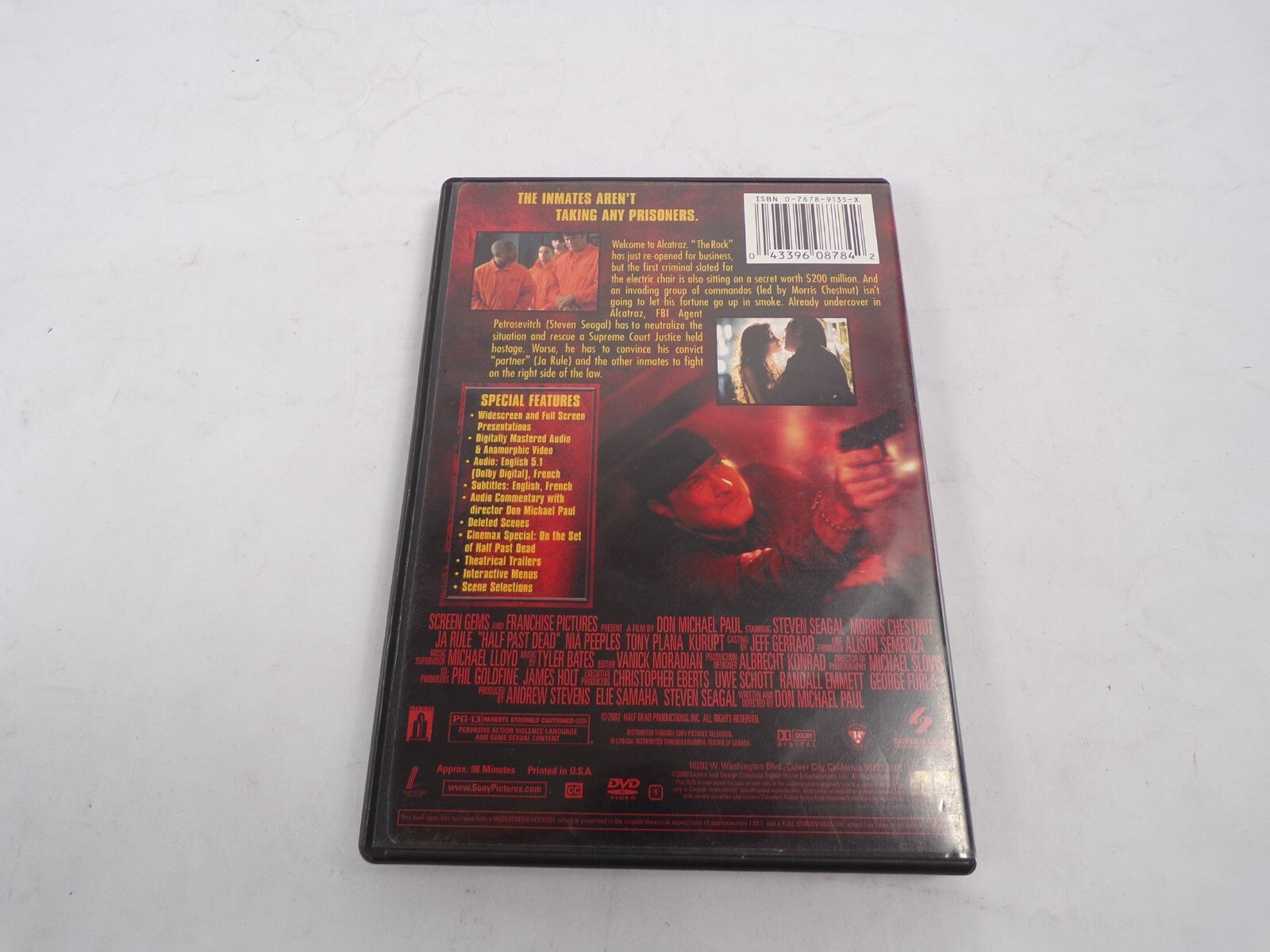 Half Past Dead Steven Seagal Morris Chestnut Ja Rule Fully Armed DVD Movies