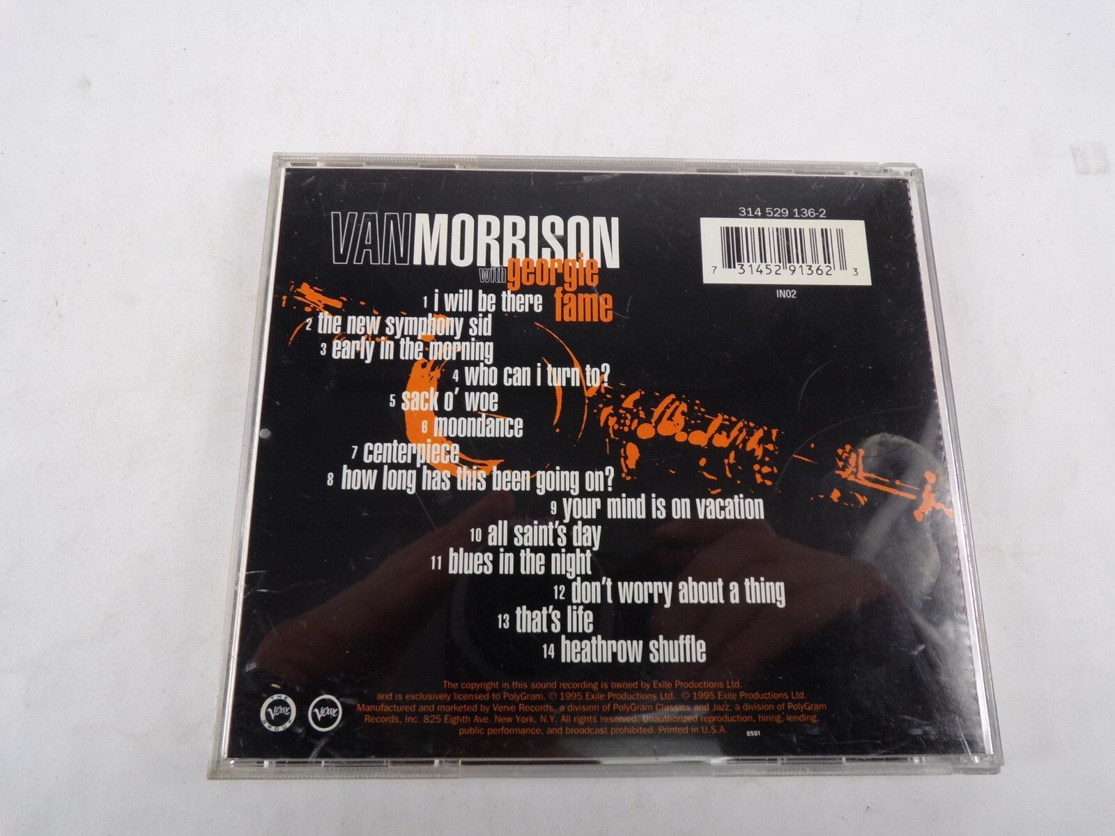 How Long Has This Been Going On Van Morrison With Georgie Fame & Friends CD#56