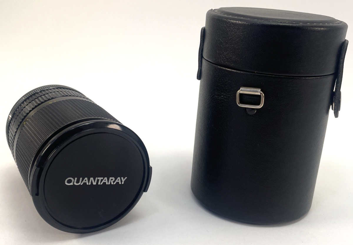 QUANTARAY AUTO ZOOM 28-80MM 1:3.5-4.5 MACRO 062 MC 238693 & CASE - VGC