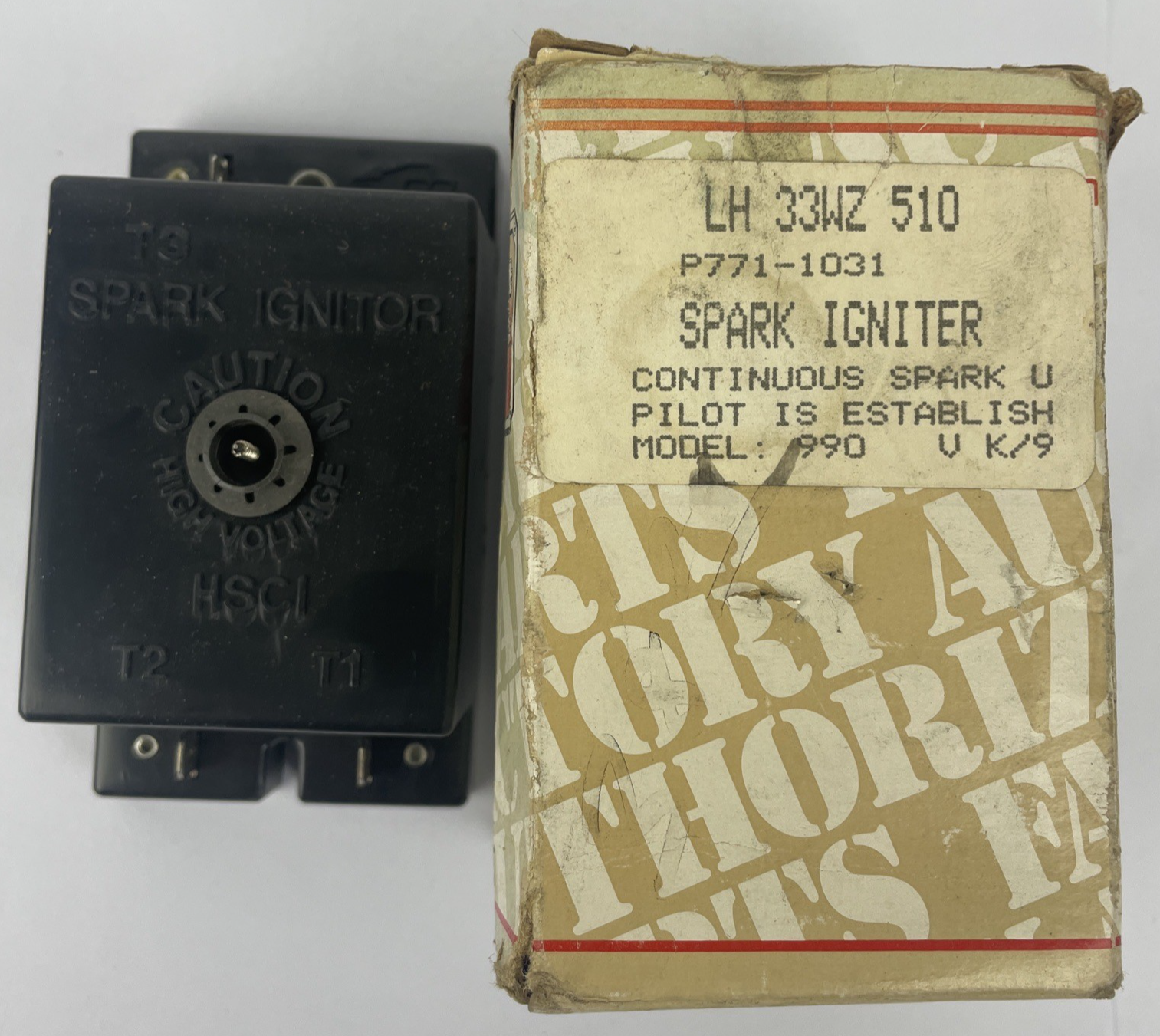 OEM CARRIER  LH33WZ510  Model 990-516  Spark Ignitor  24VAC 8mA 60Hz      NOS