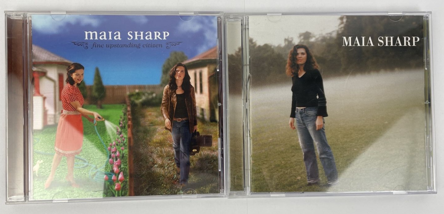 2 x Maia Sharp Audio CD  " Fine Upstanding Citizen 2005 " " Self Titled 2002 " S