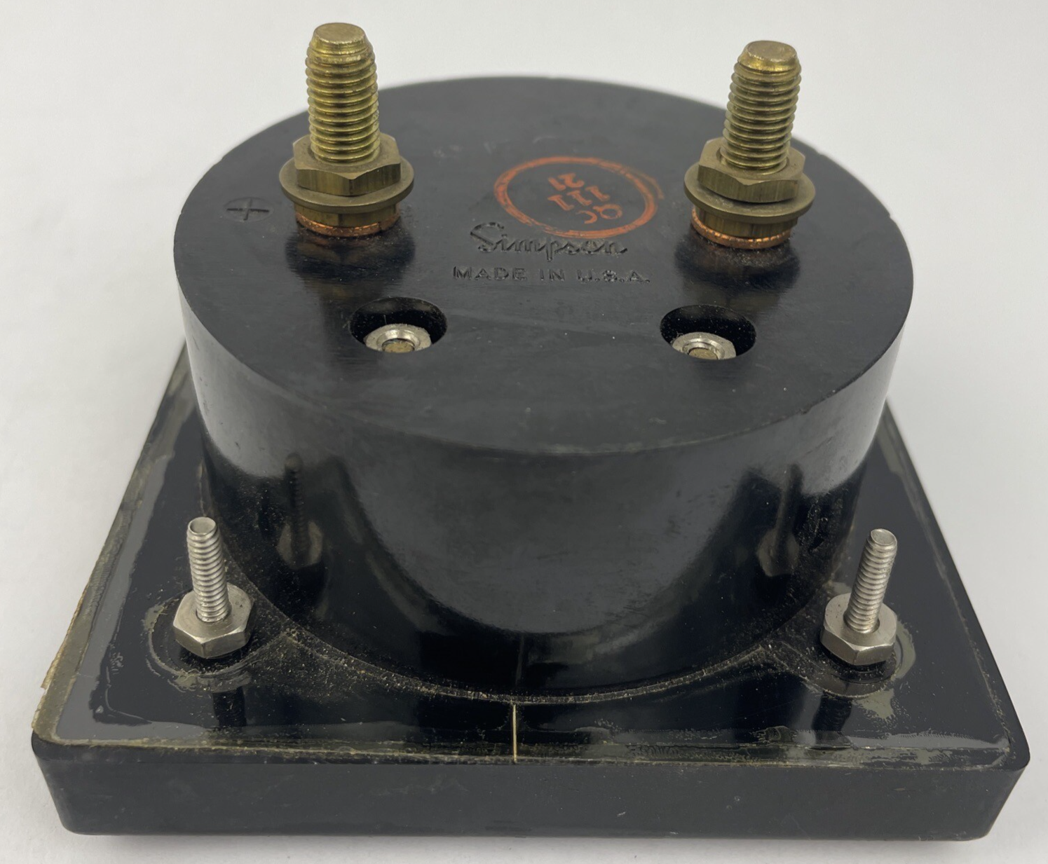 Vintage Simpson DC Panel Meter Microamperes 0-50 * Made in the U.S.A