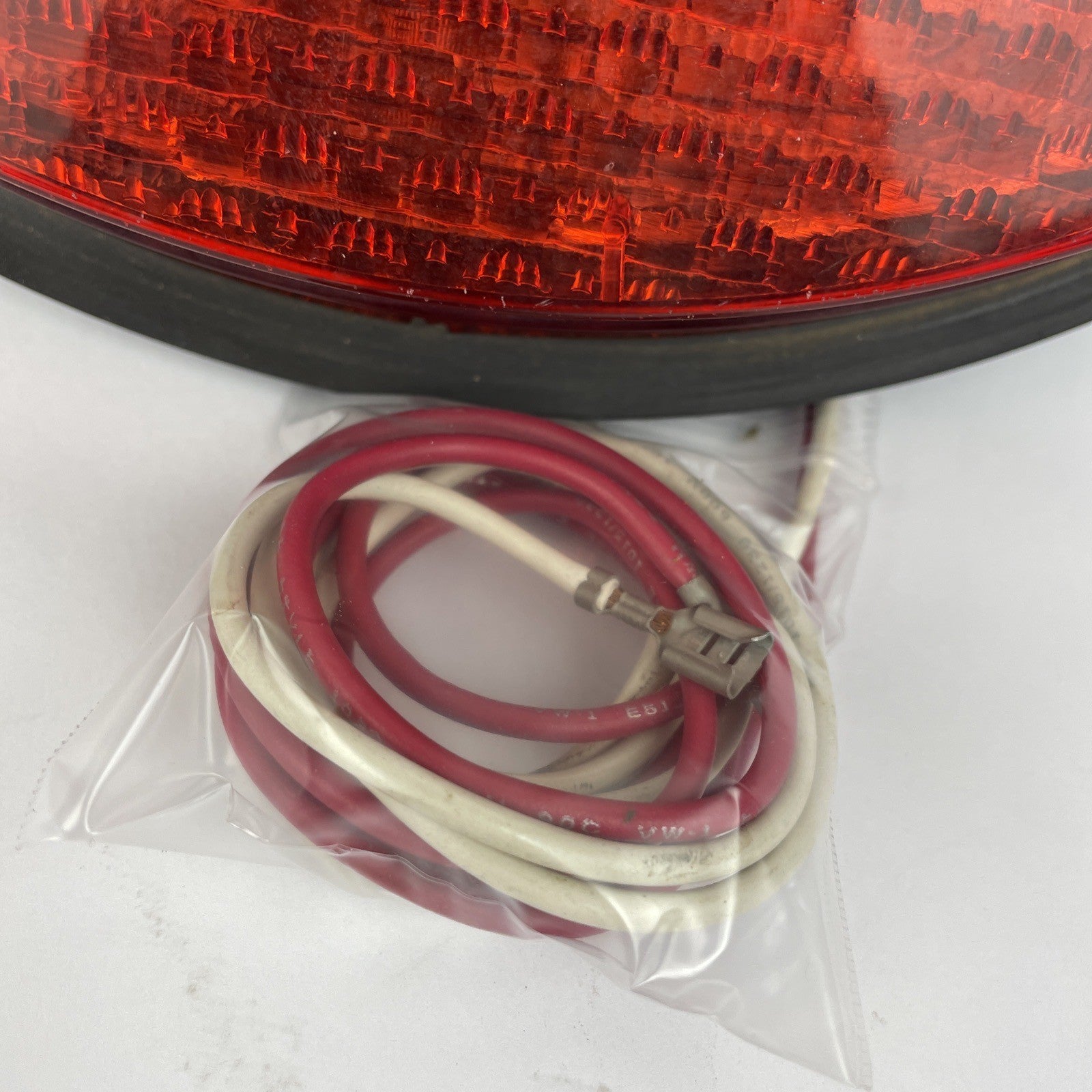 12" General Electric GE RED LED Traffic Light Signal Lens 120V Model  DR6     aa