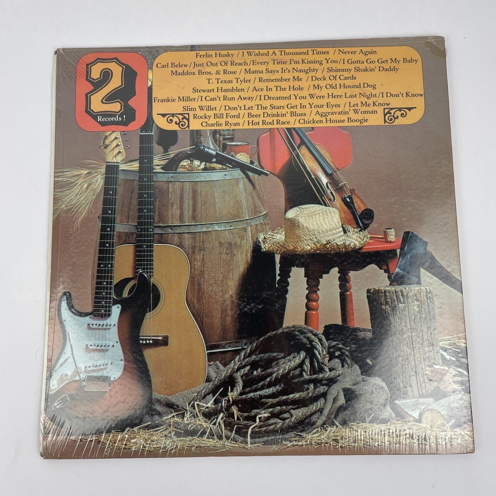 Galaxy Twin Pack Top Country 2 Records LP 2 DP-729 Slim Willet, Rocky Bill Ford