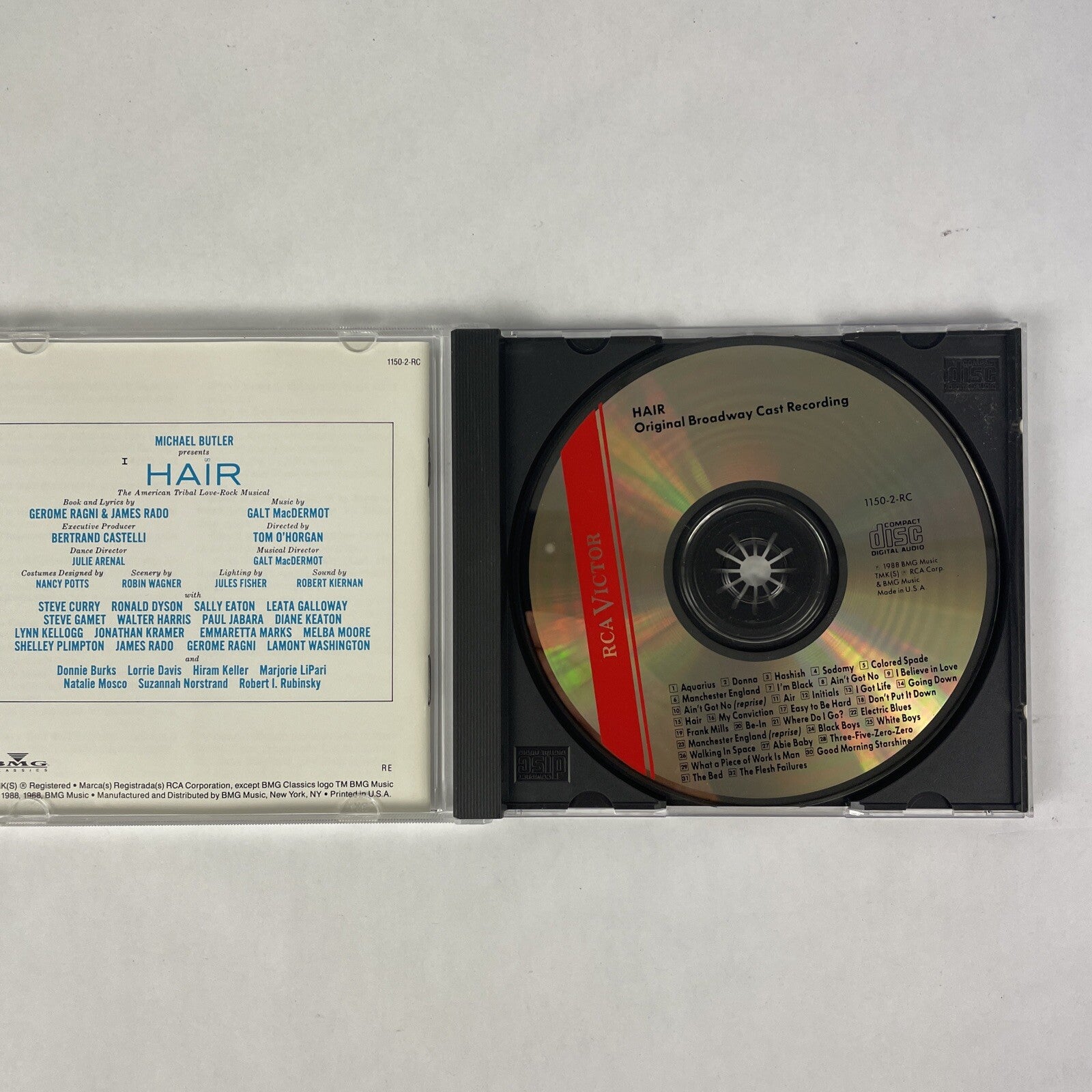 HAIR - The Original Broadway Cast Recording (CD, 1988) #28