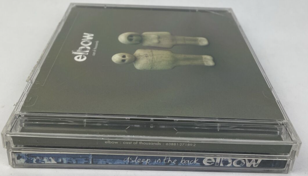 2 x ELBOW Digital Audio Cd - Asleep in the Back 2001 - Cast of Thousands 2004