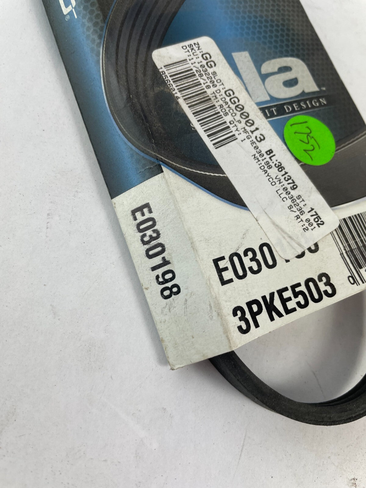 OEM Dayco Ela E030198 3PKE503 Check Belt Tensioner A11