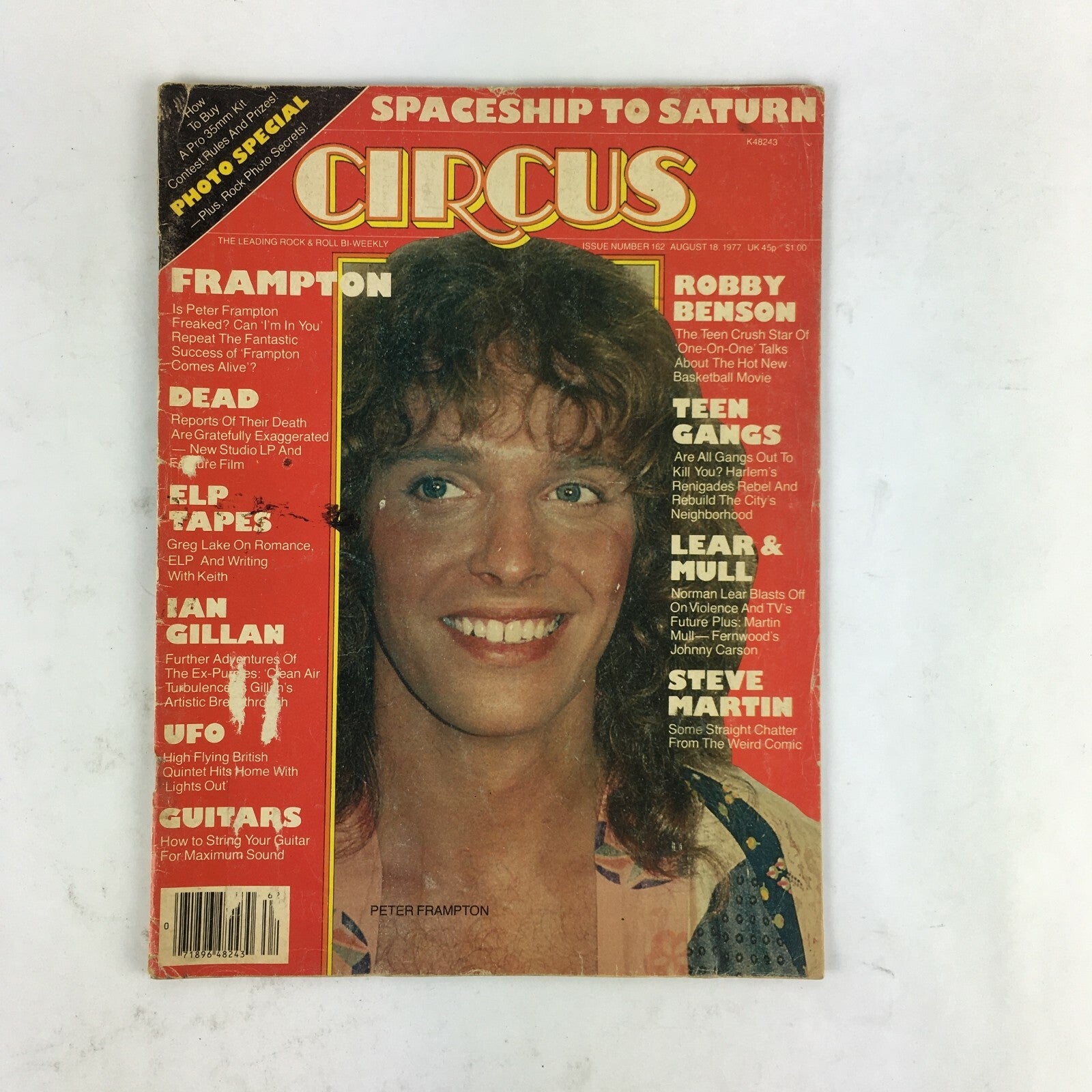 August 18,1977 Circus Magazine Spaceship to Saturn Frampton Robby Benson Dead