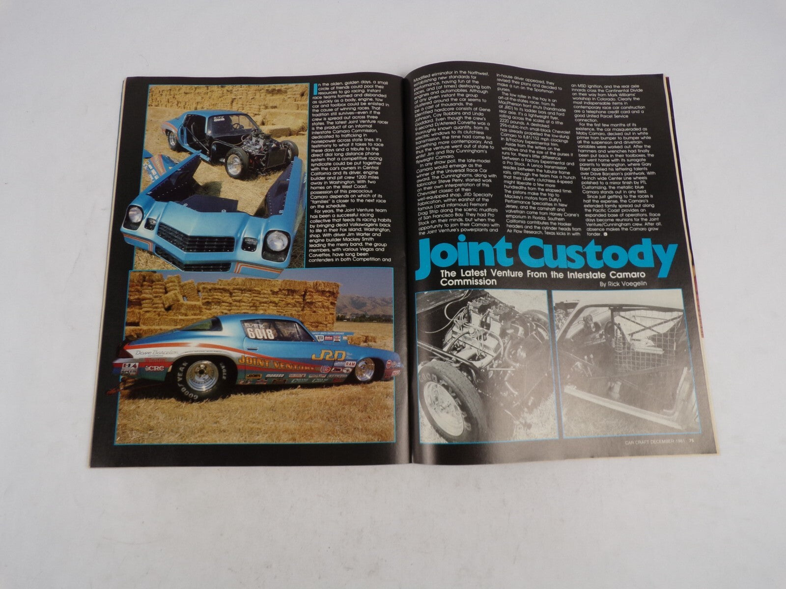 December 1981 Car Craft Engine Build-Ups 140 MPH Street Charger Blown Chevy V-6