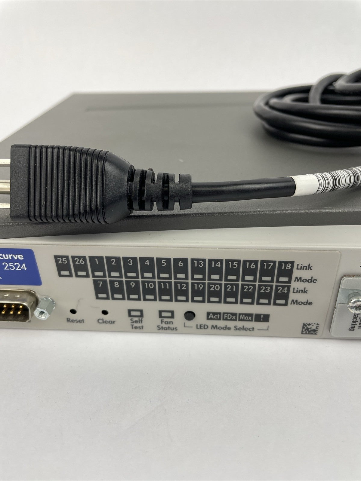 HP ProCurve 2524 24 Port 10/100 Switch 2 x Gigabit Stacking Transceivers J4813A