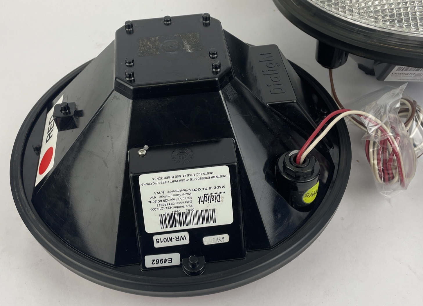 3 Dialight 4333230001XL RED GREEN YELLOW LED Circular Traffic Signal Lights 12"